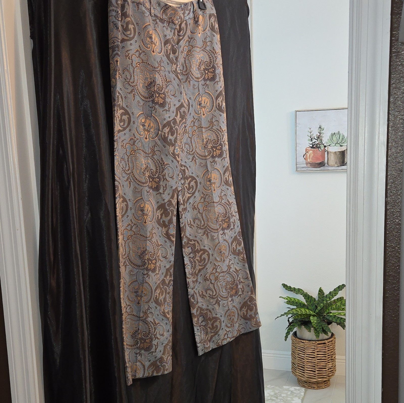 Vintage Express Editor Wide/Flare High Rise Pants