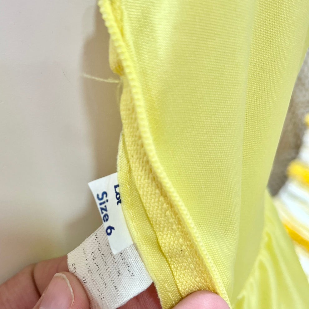 Vintage 70s Elegant Goddess Cottagecore Boho Yellow Maxi Cape Dress XS