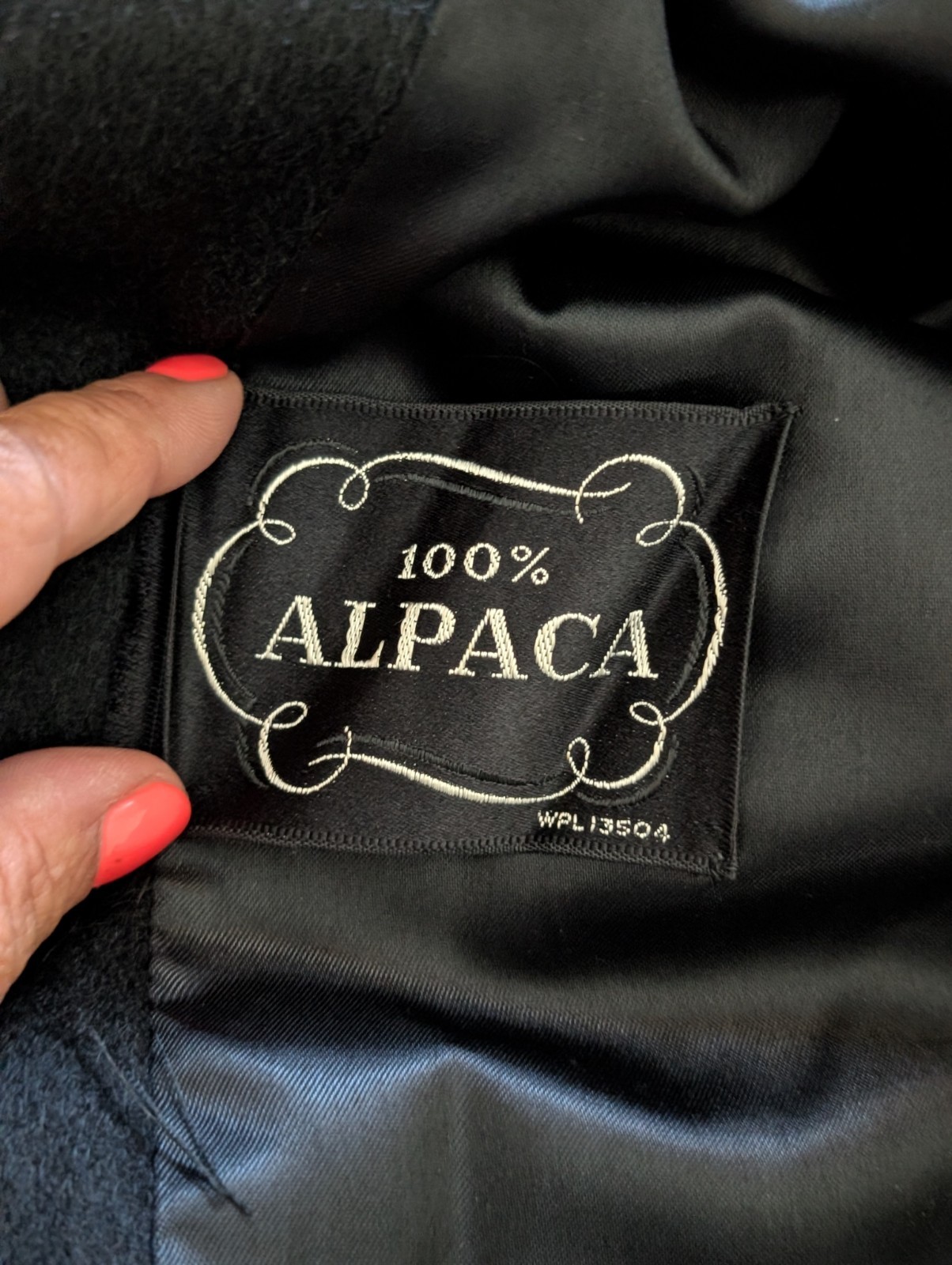 Vintage 100% Alpaca Swing Coat Jacket – Marstons Fully Lined Size M Made In USA