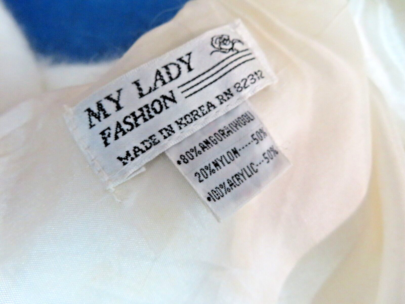 Sweater Jacket Angora and Fox Fur cocoon Batwing Art Deco Flapper style My Lady