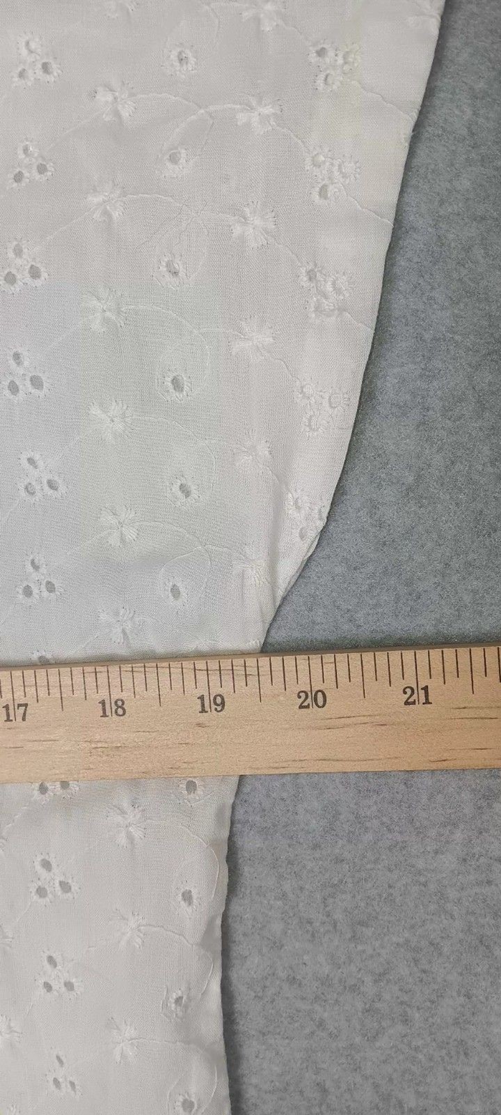 VTG Sears Cap Sleeve Eyelet Pointelle Camp Collar Blouse Small White Preppy Boho