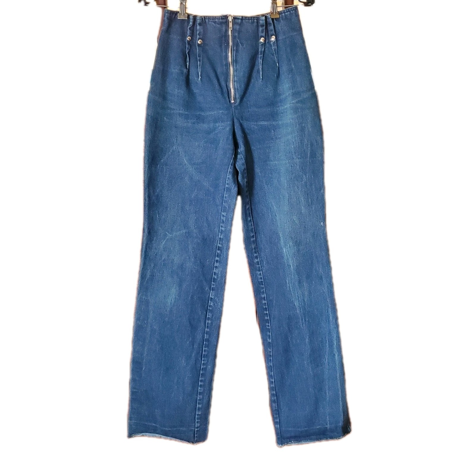 Retro 1979 VOG Womens/Misses Fashion Tailored Hi-Rise Jeans 31×34-Fits 29.5x 34