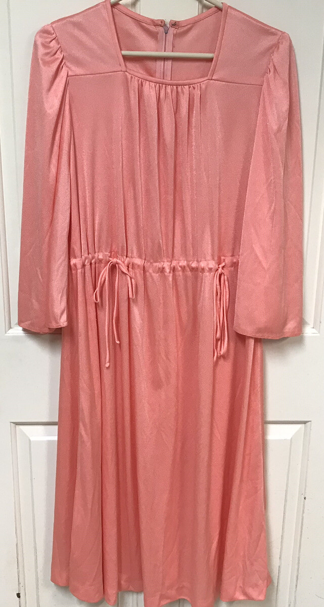 Carol Craig New York Peach Vintage Woman’s 1960’s Casual Dress