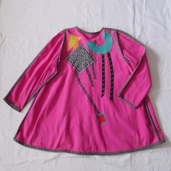 Fun 80s Beppa avant-garde swing coat