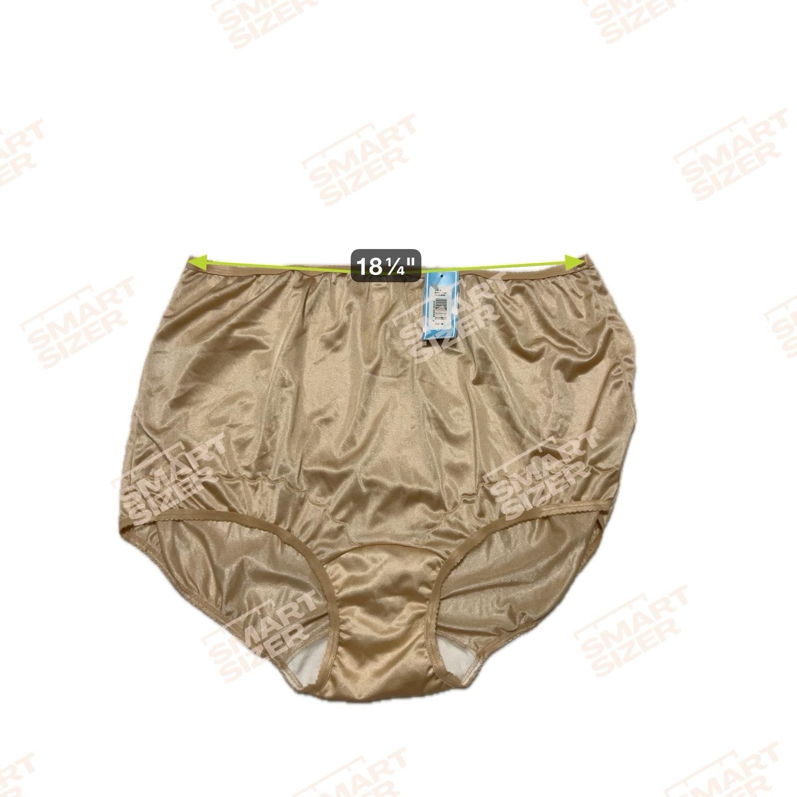 NWT Dixie Belle Vintage Nylon Panties Sz 13 Nude Scalloped Leg Style 719