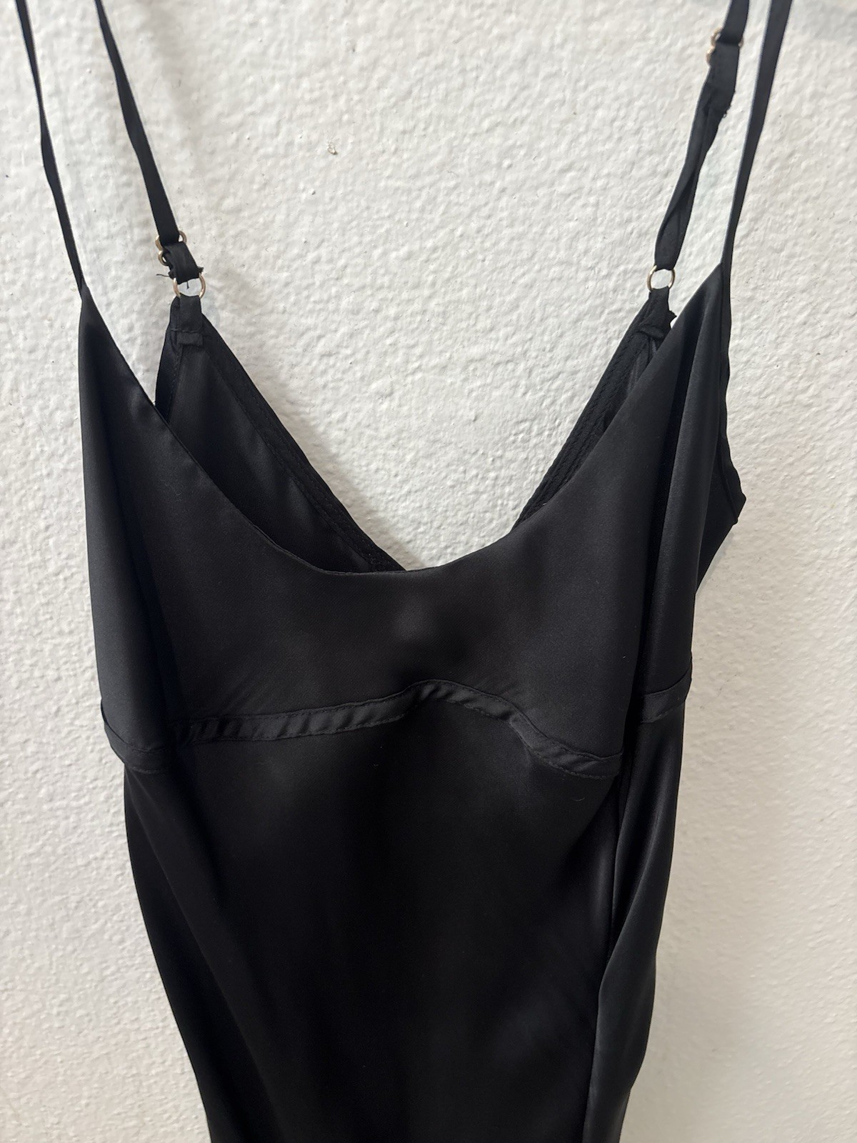 Free people intimate Black Full Slip Adjustable Spaghetti Straps Regular Size S