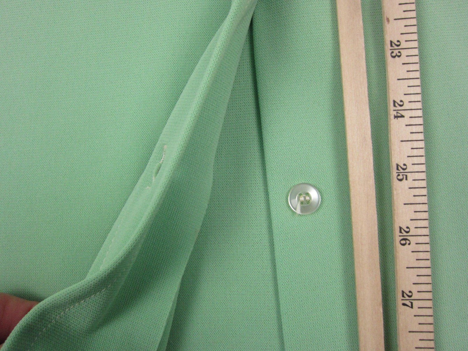 Vintage Disco Shirt Pants Set Womens 13/14 Green MOD Leisure 60s 70s Pantasticks