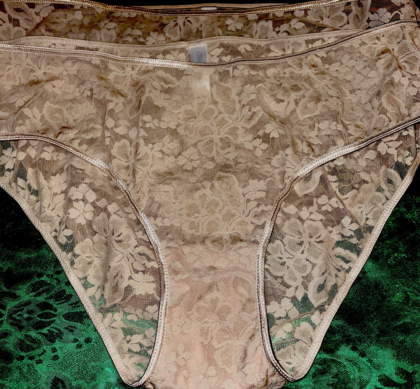 VTG Sheer 2nd Skin gilligan Omally Lace Panties
