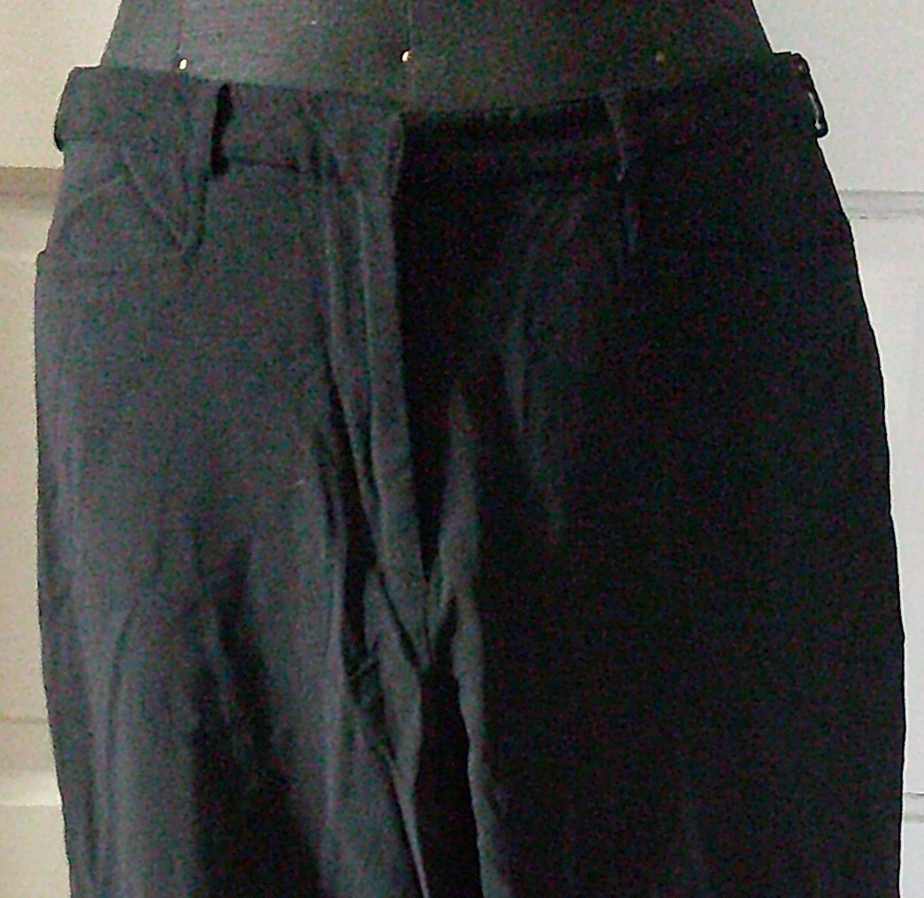 90&rsquo;s EXPRESS STRETCH Black Flat Front Dress Pants Slacks 7 / 8 Reg