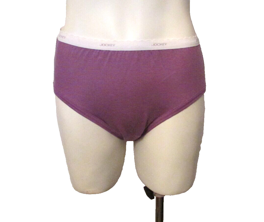 Jockey For Her 100% Cotton Signature Waistband Full Cut Brief Pantie 5 USA made