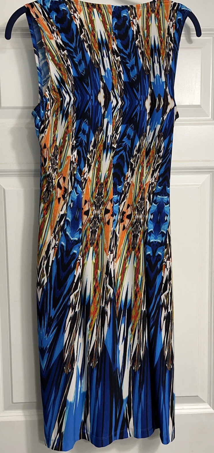 Vtg 90&rsquo;s Art To Wear Splash Dress Robbie Bee Faux Wrap Career Church Small