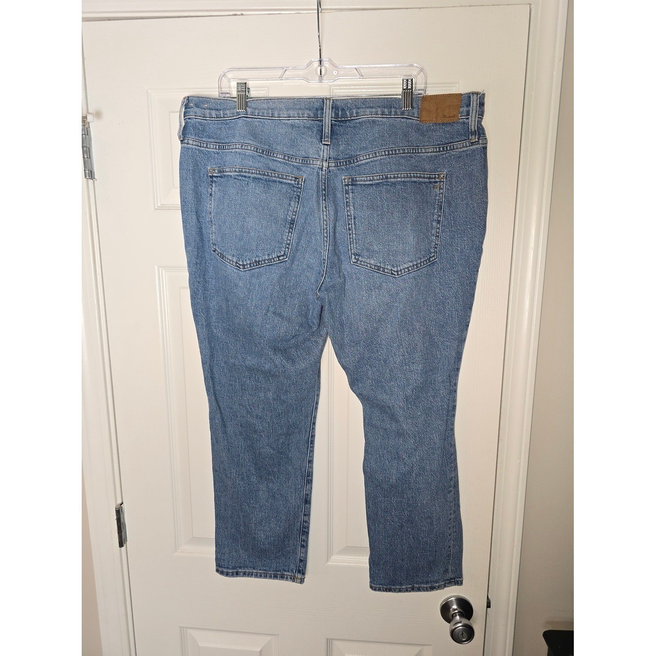 Madewell Straight Leg Distressed Vintage Jeans Size 33 Petite