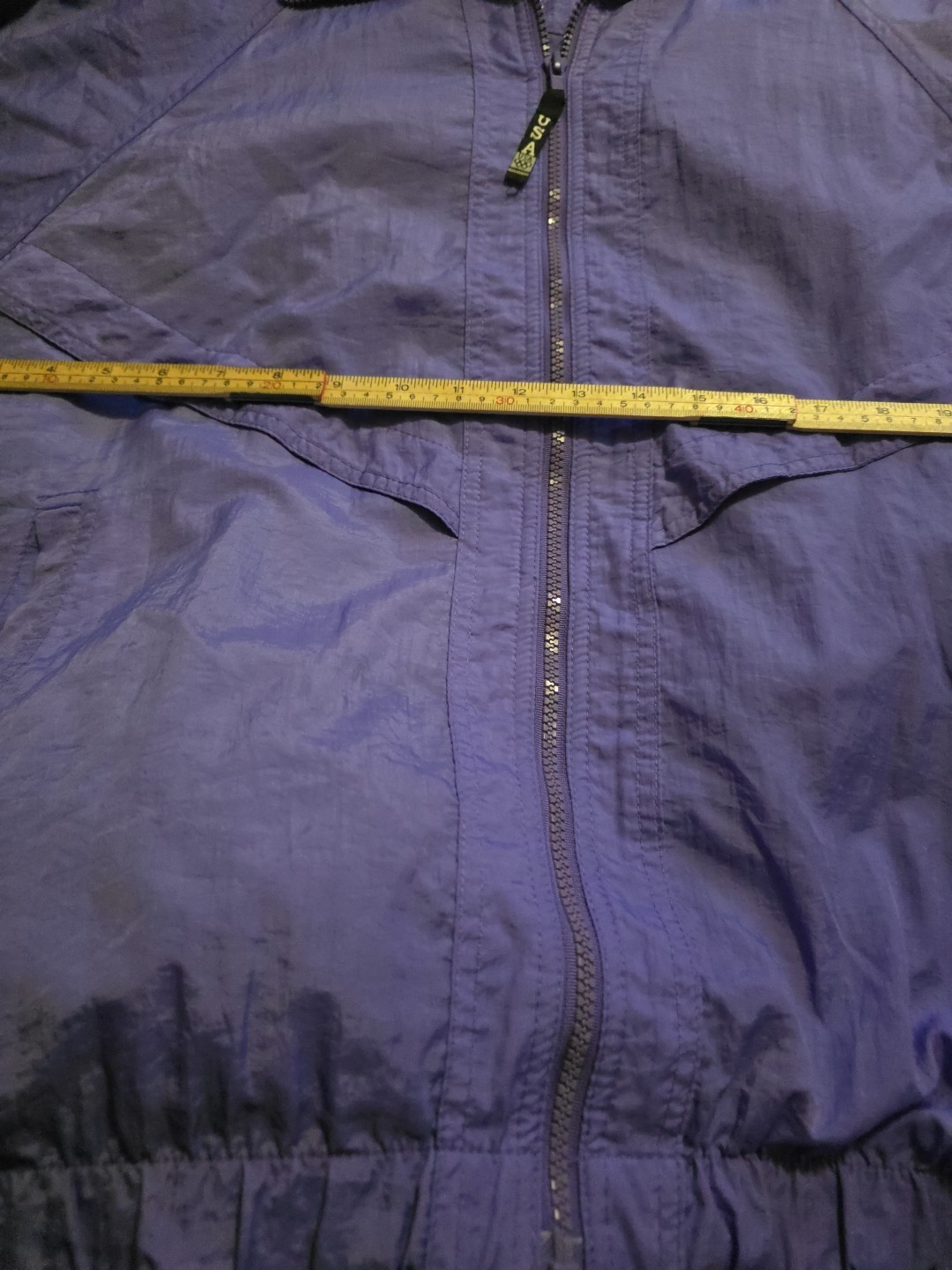 vintage purple nylon windbreaker jacket. And Pants Size Large
