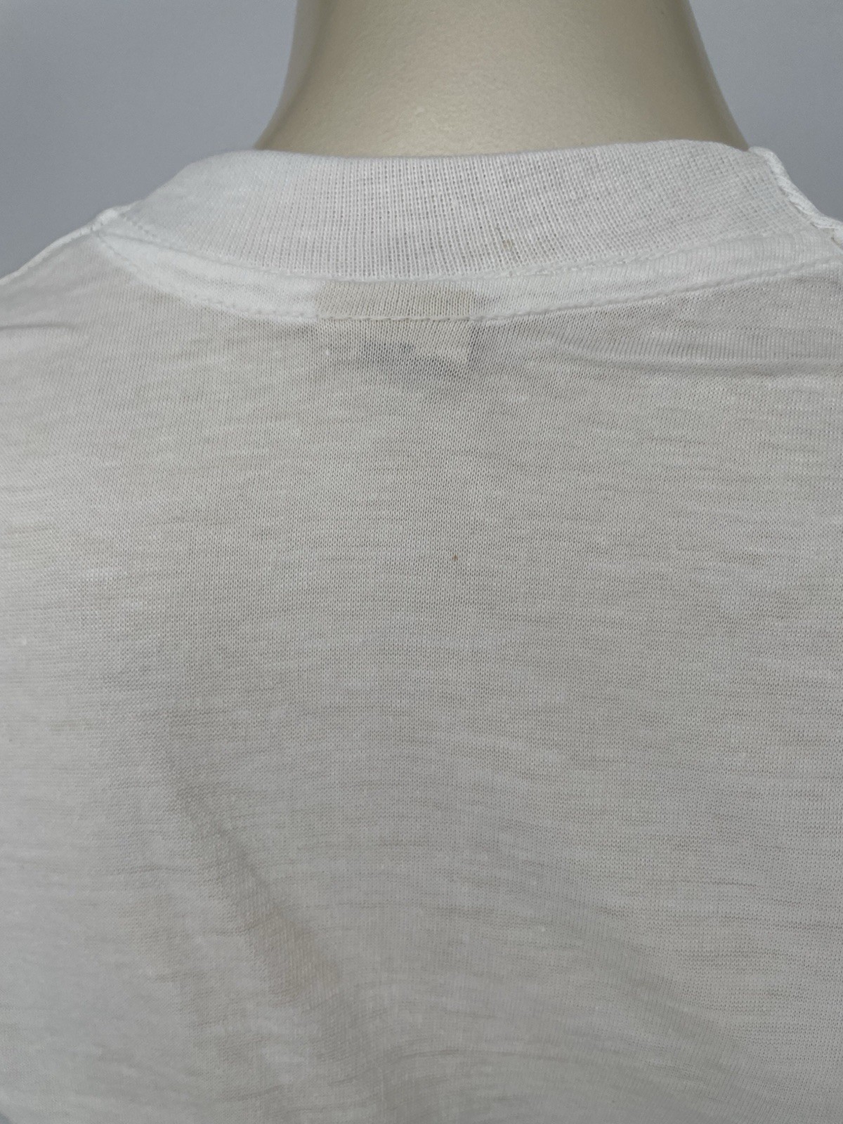 Vintage 1984 Michael Jackson Thriller NOS White 50 50 T Shirt Youth Large 14-16