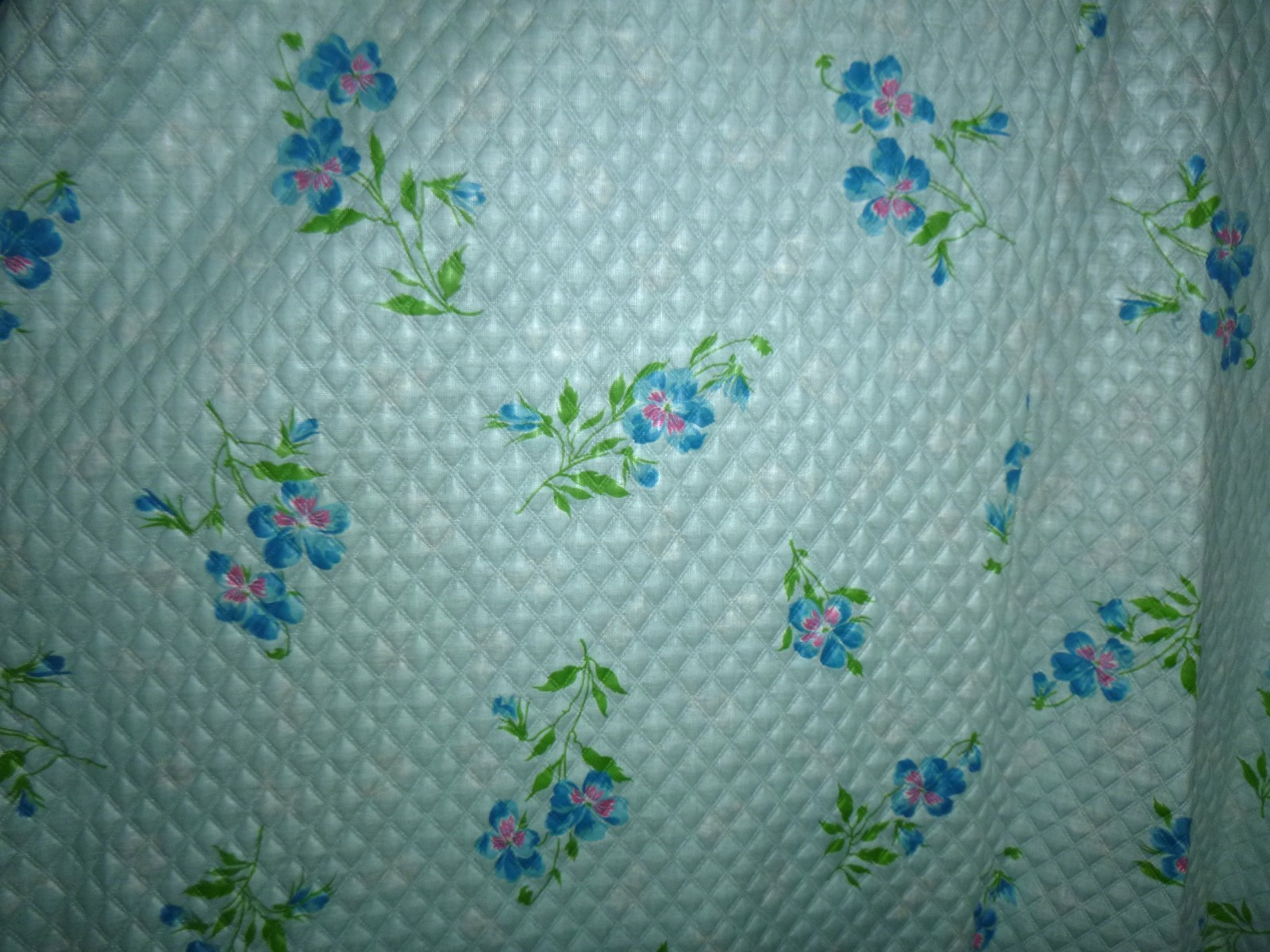 NWOT Vtg 50s 60s Charmode Sears Textured Cotton Wrap Robe Floral Sz 42 VOLUP