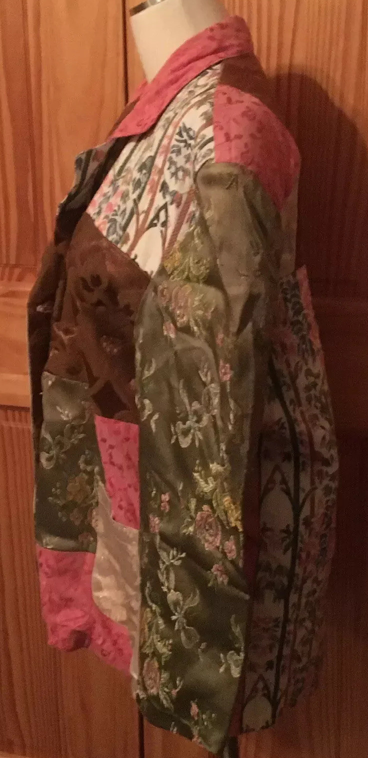 1990s Vintage Other Destination GORGEOUS Blazer Jacket Tapestry Patchwork EUC