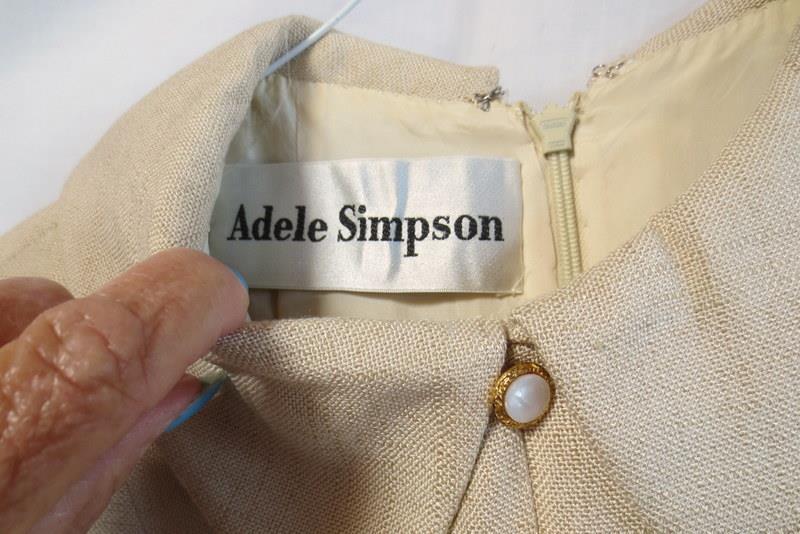 Vintage Adelle Simpson Shift Dress – No Size Tag – Small / 6?
