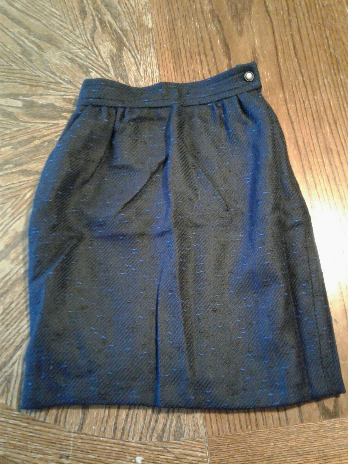 Vintage Courreges Wool Skirt Mid Length Womens 0 (cb13)