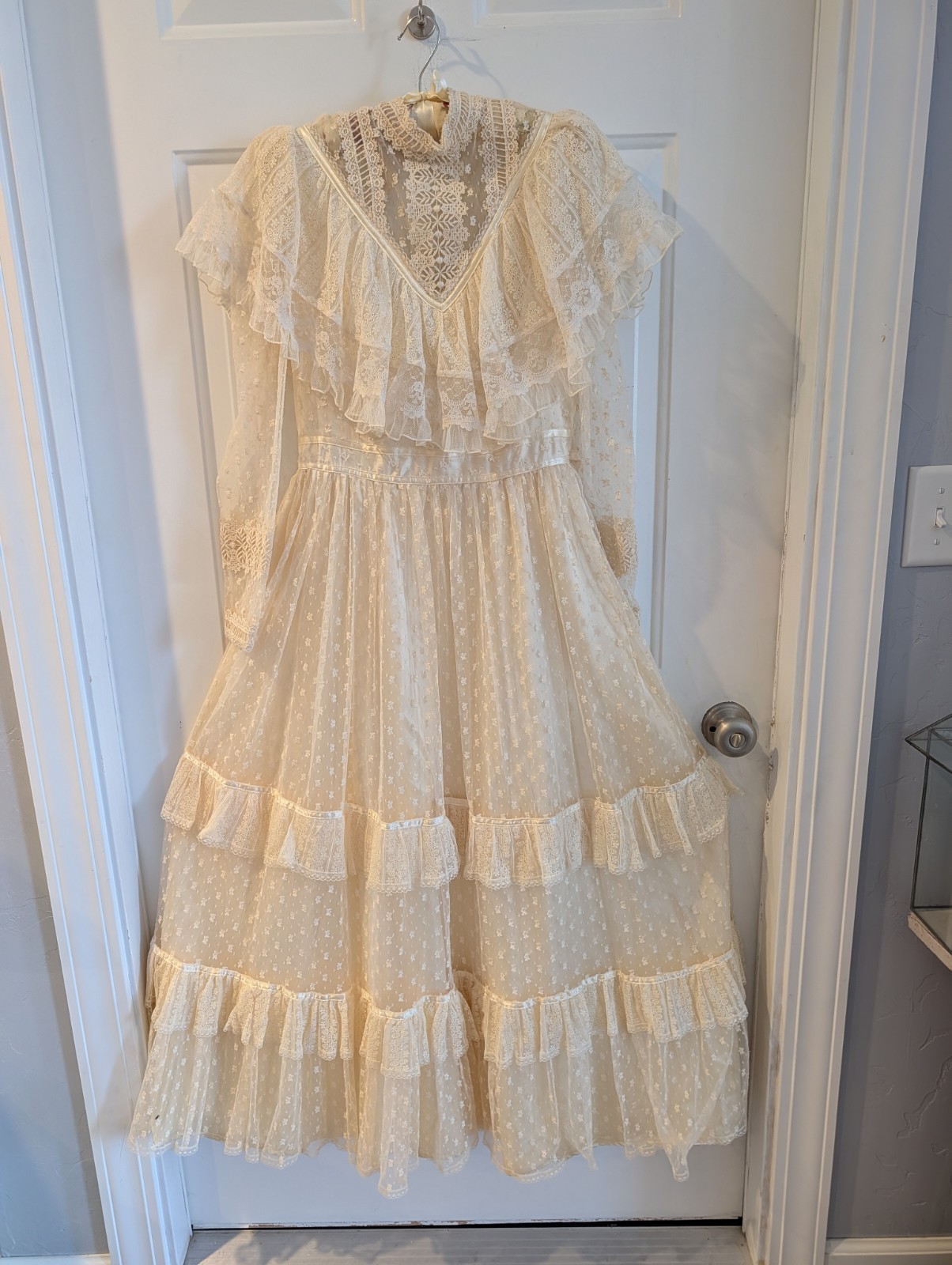 EXQUISITE Vintage Gunne Sax Romantic Renaissance Bridal Collection Dress Size 11