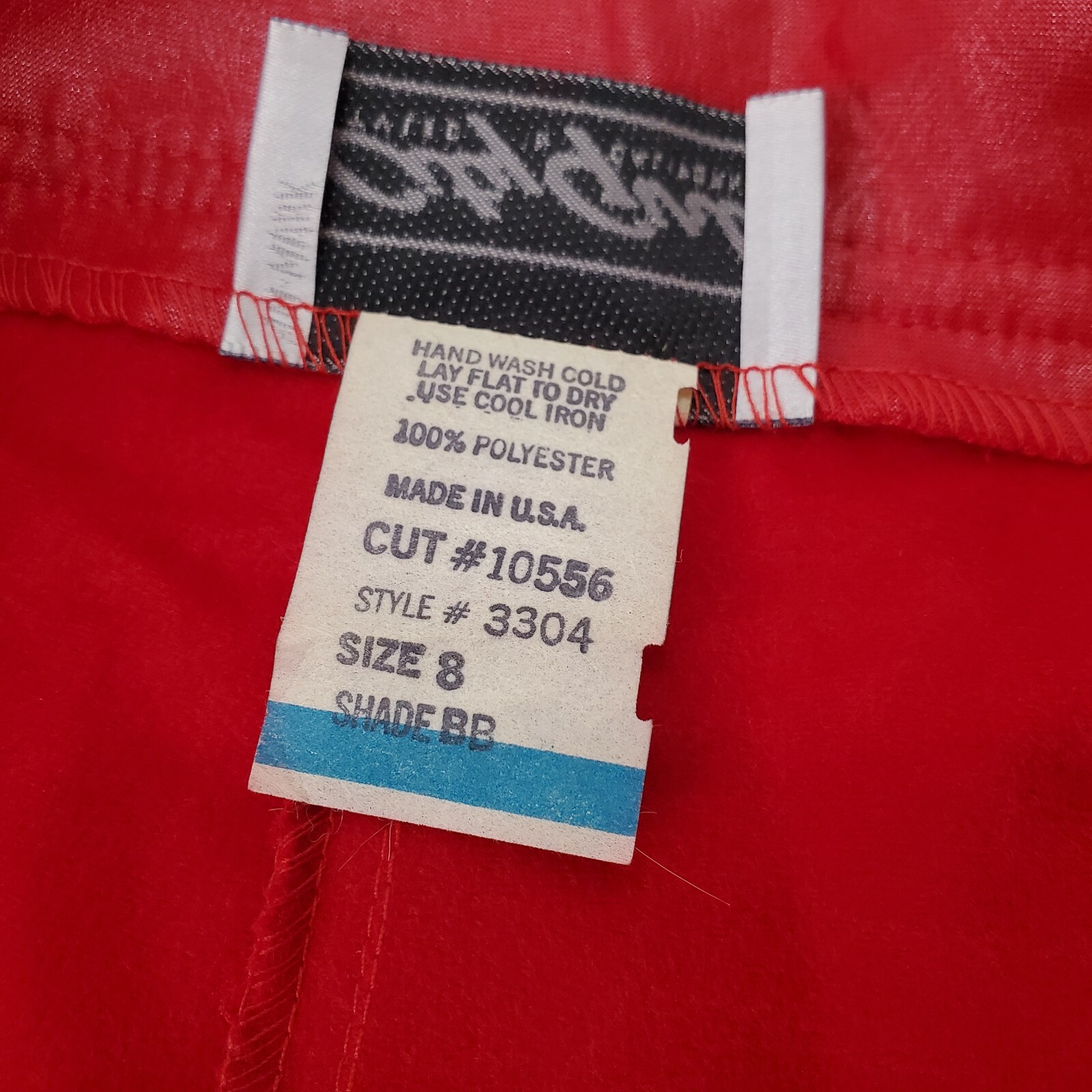 Vintage 80s Red Jacket Pants Batwing Sleeves High Waist Costume Movie Stage New