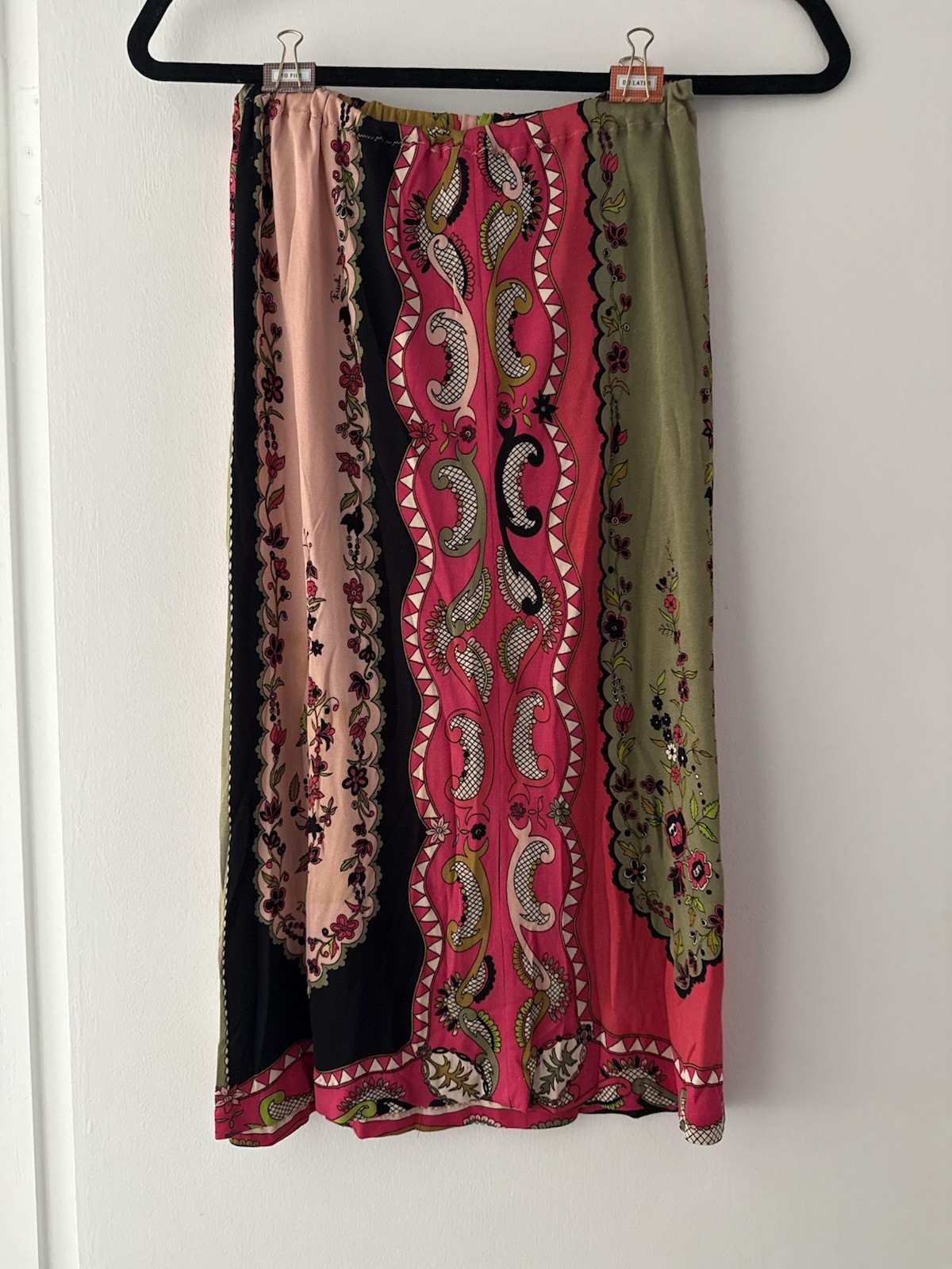 Vintage RARE 1960S EMILIO PUCCI Shirt And Skirt Set Size 6 (fits Size Small)