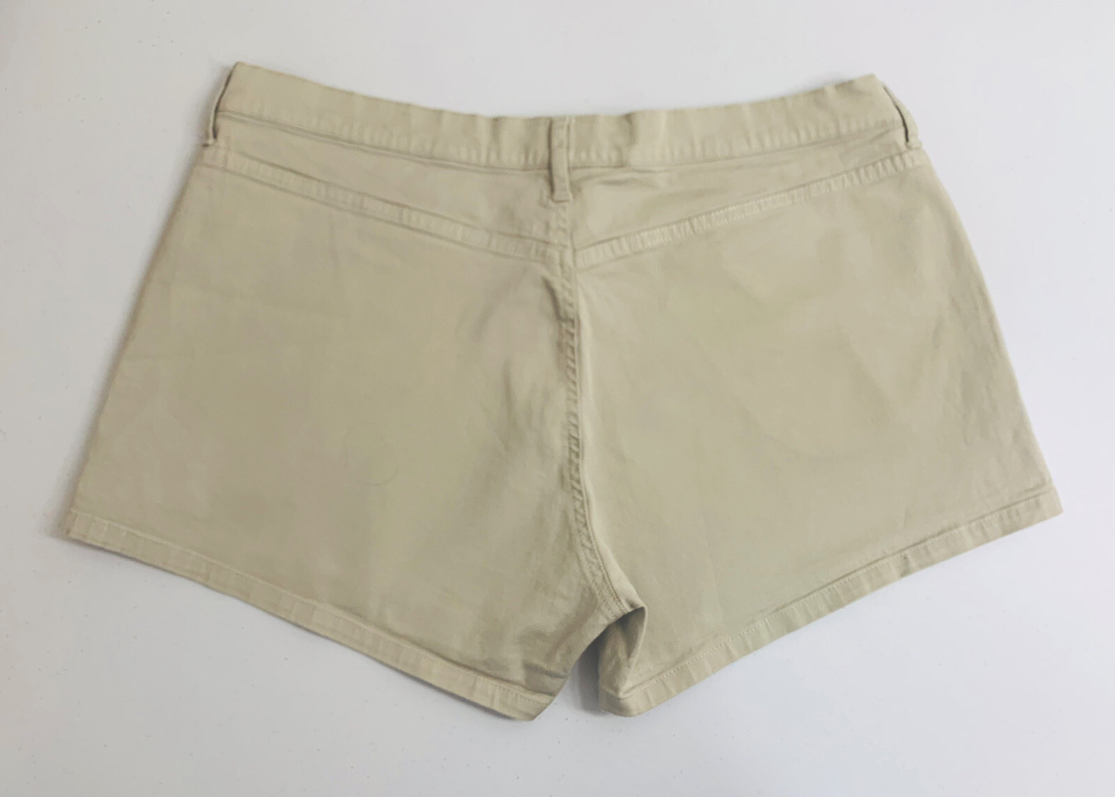 Vintage SO GSJC Hiphugger Shorts Khaki Size 13