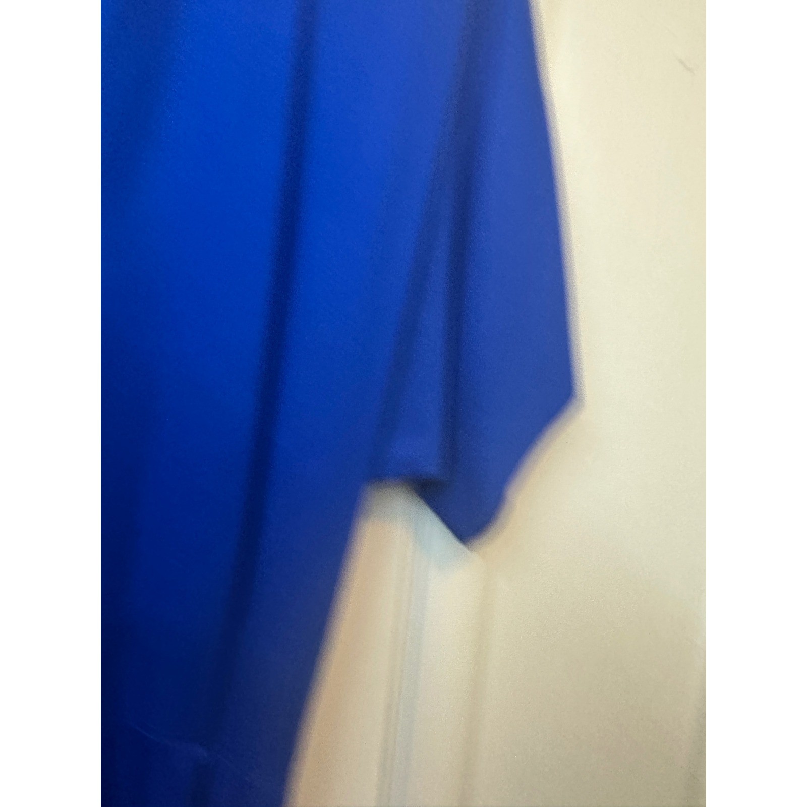 Rabbit Rabbit Designs Vintage Blue Rayon Button Front Belted Midi Dress USA Made