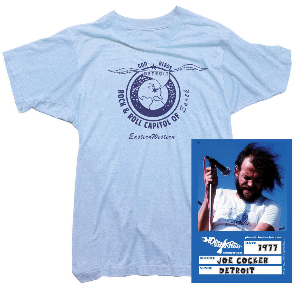 Joe Cocker T-Shirt – Detroit Tee worn by Joe Cocker – Womens
