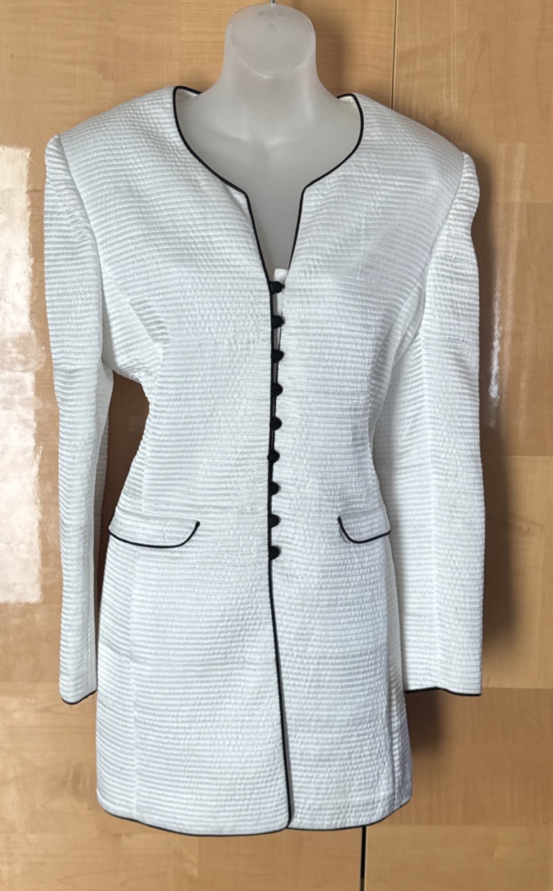 Vintage Silk Knot Button Front Jacket Or Dress REPURPOSE😊 Custom Made Quality✅M