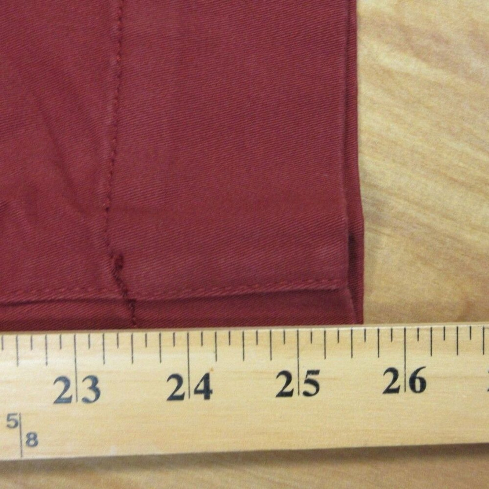 GLORIA VANDERBILT Tummy Control Wide Leg Crop Pants Sz 8 Red Rust Pull On NWT