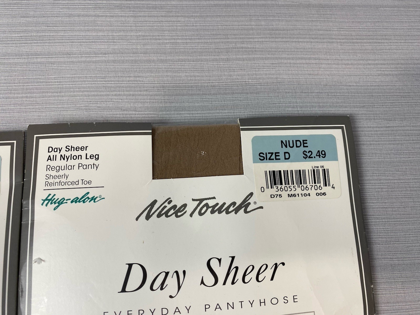Vintage Sears Nice Touch Day Sheer Regular Panty Everyday Pantyhose Size D