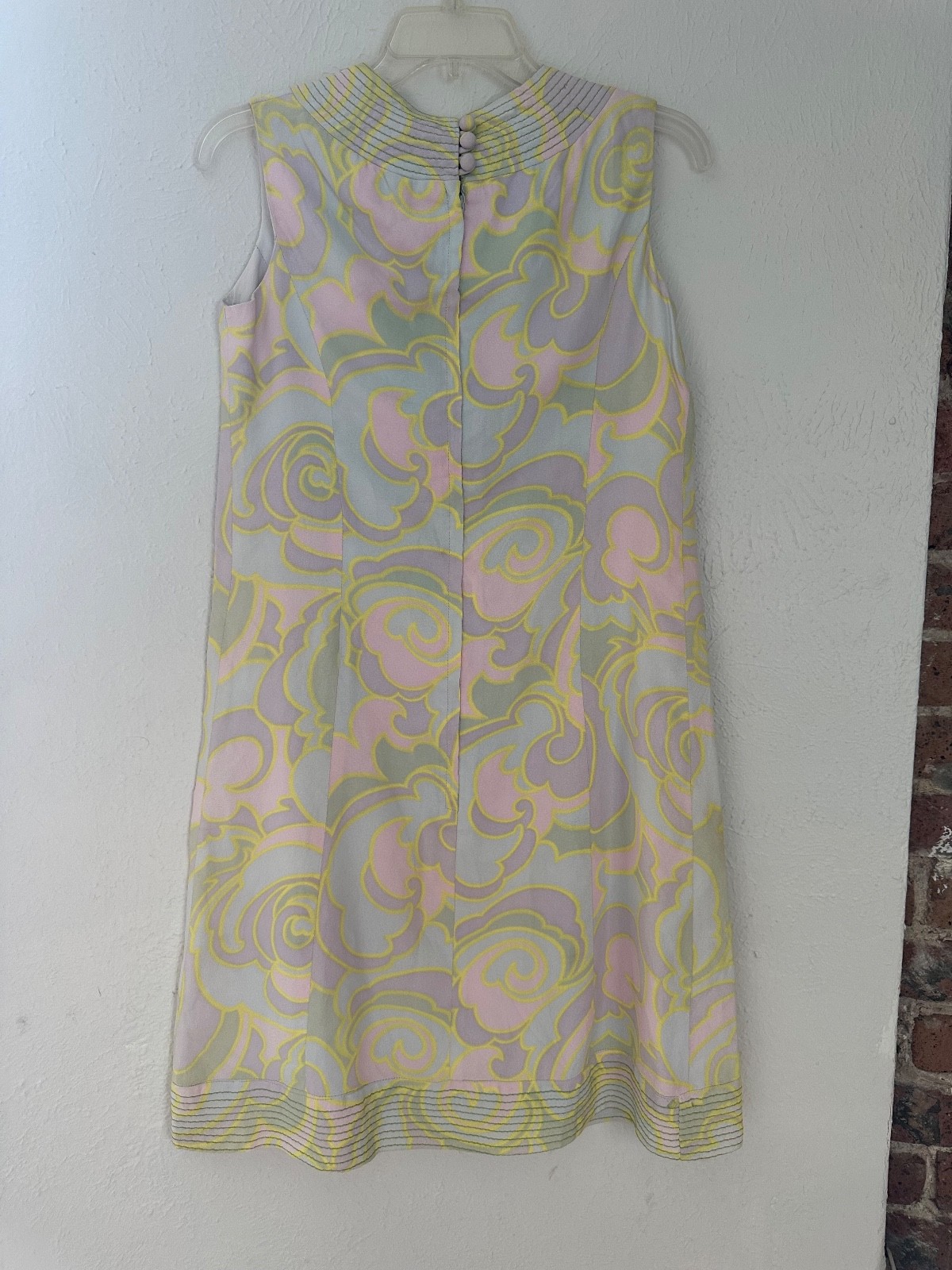 very rare vintage spring or summer shift dress women&rsquo;s Young Edwardian by Arpeja