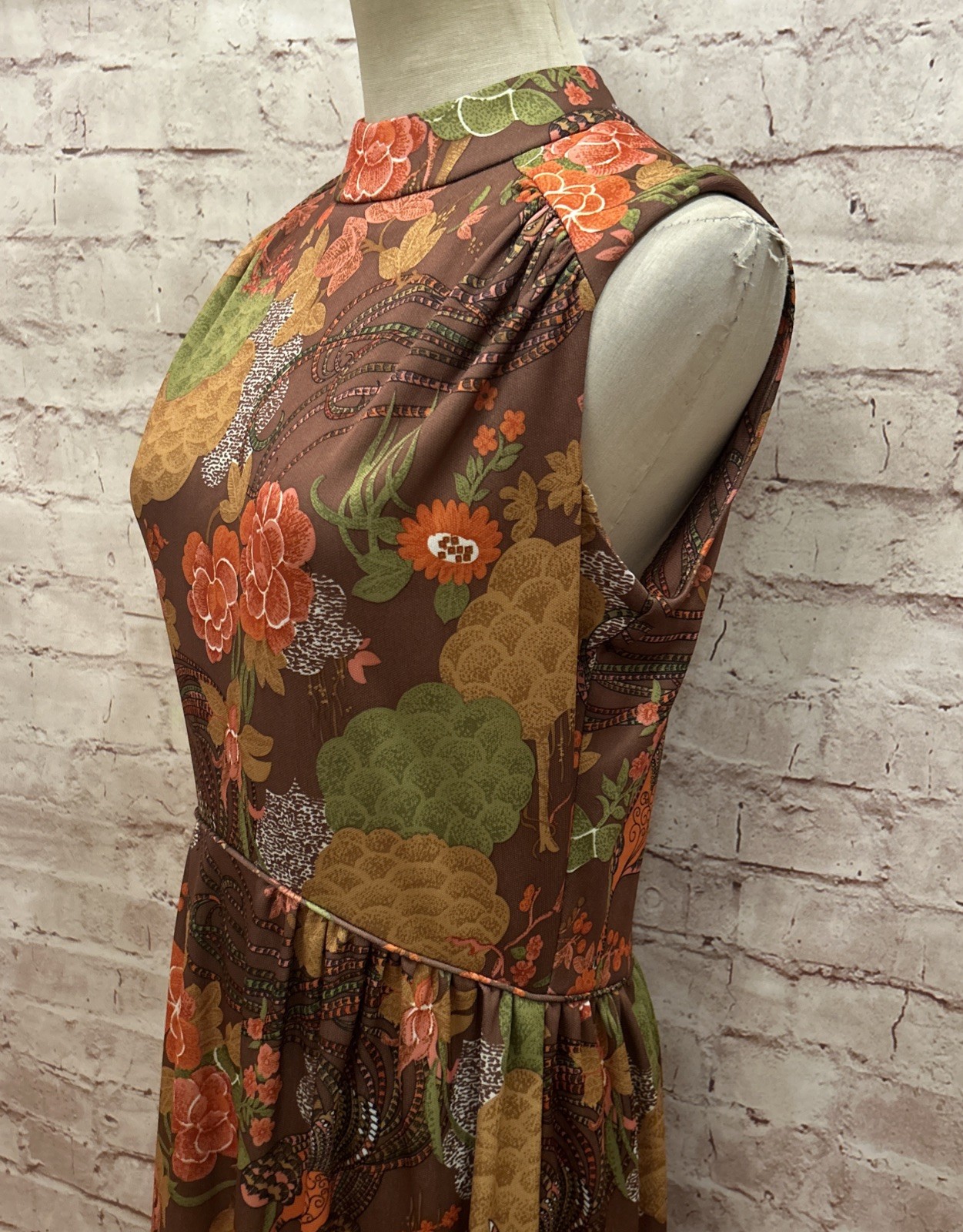 Vintage Andrea Gayle dress *Medium *see Description mod House 60’s Garden Party