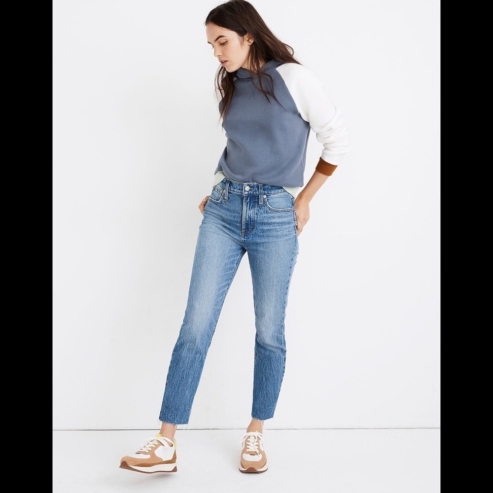Madewell The Perfect Vintage Jean in Enmore Wash: Raw-Hem Edition