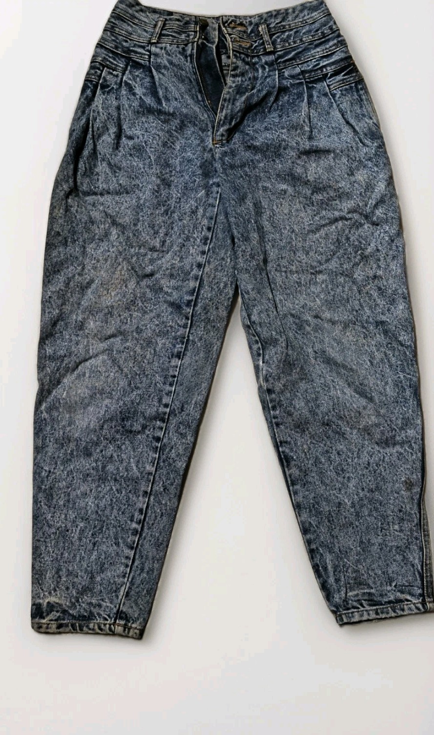 VINTAGE 2 PAIR RARE SZ 9 Women&rsquo;s RIO JEANS BUTTON UP HIGH WAIST AND MID WAIST