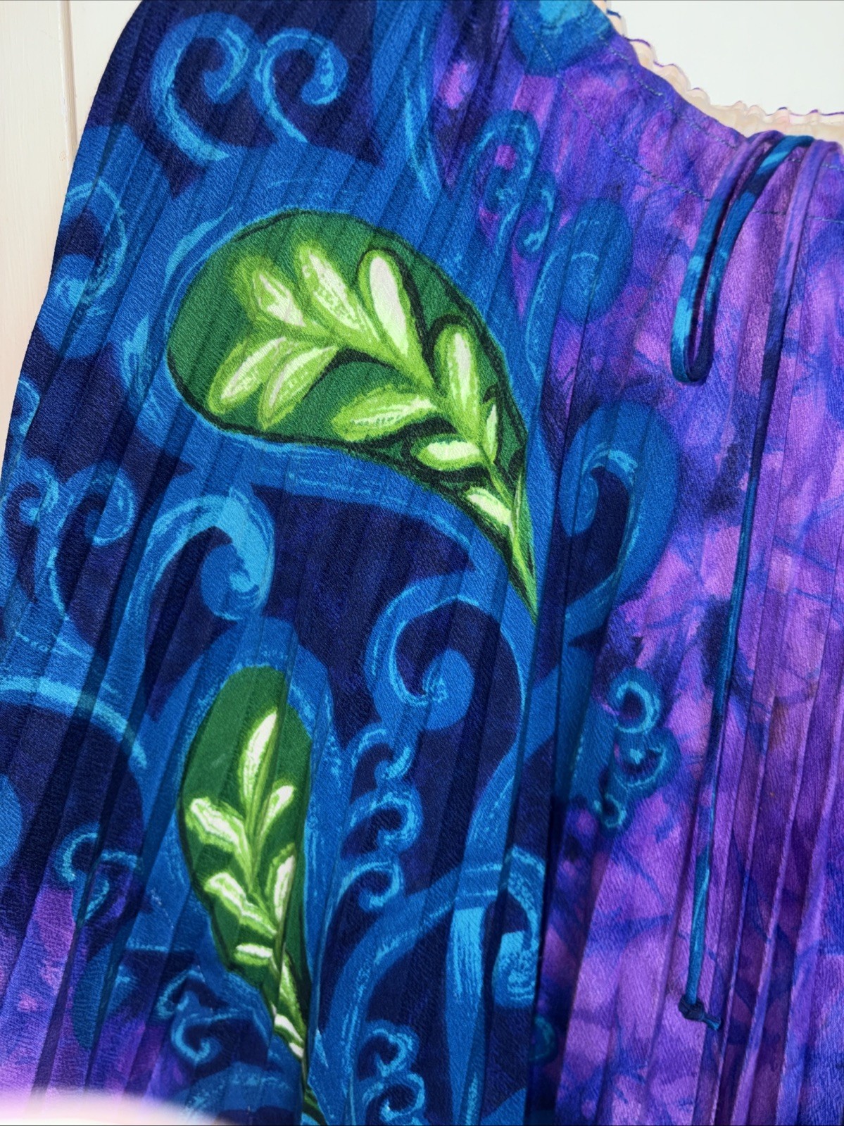 Kamehameha Women Dress Vtg 60s Floral Hawaiian Muumuu Made In Hawaii purple OS