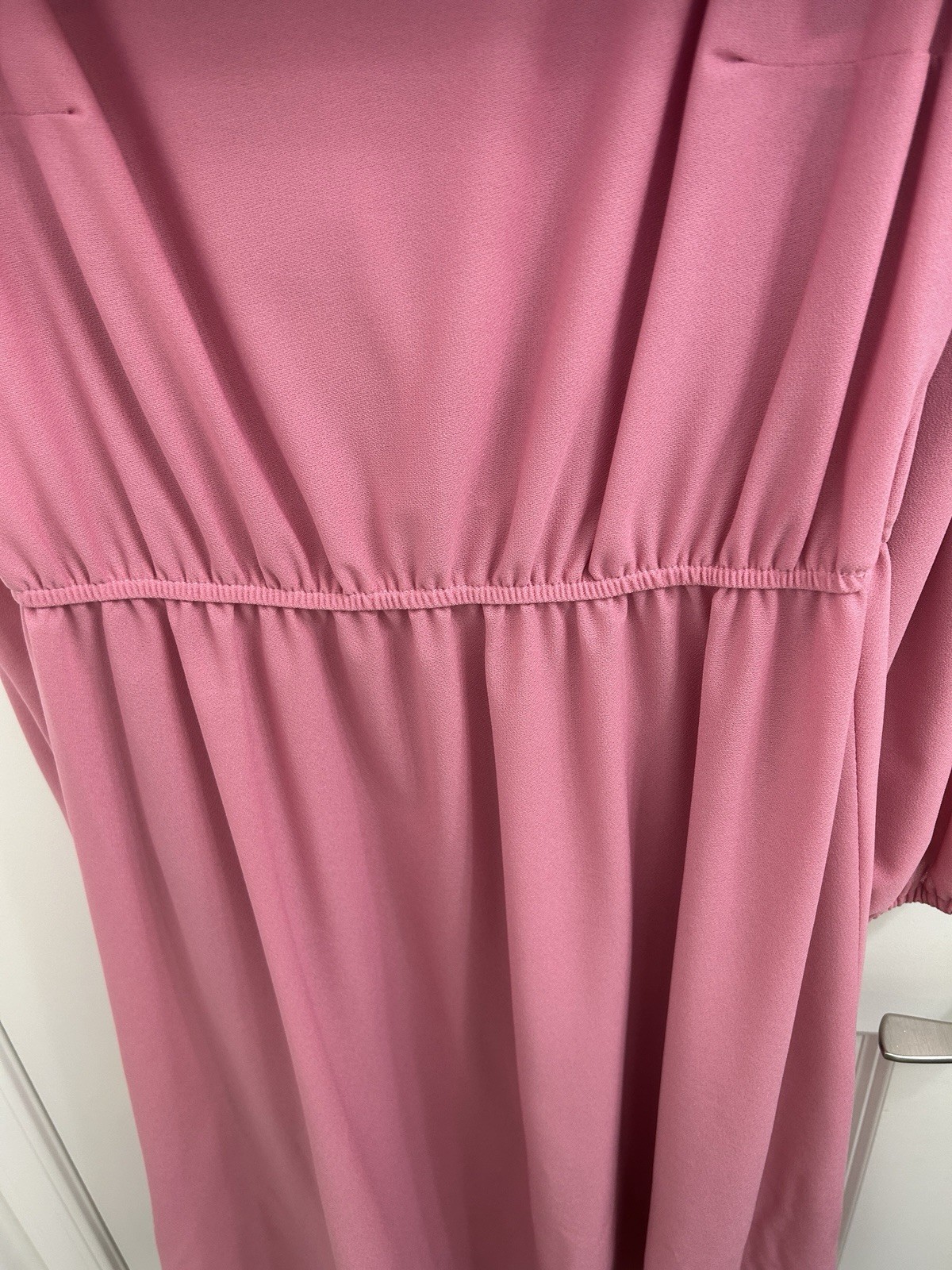 Vintage Pink Dress W/ Sequins Cocktail Evening Party Polyester Size 12