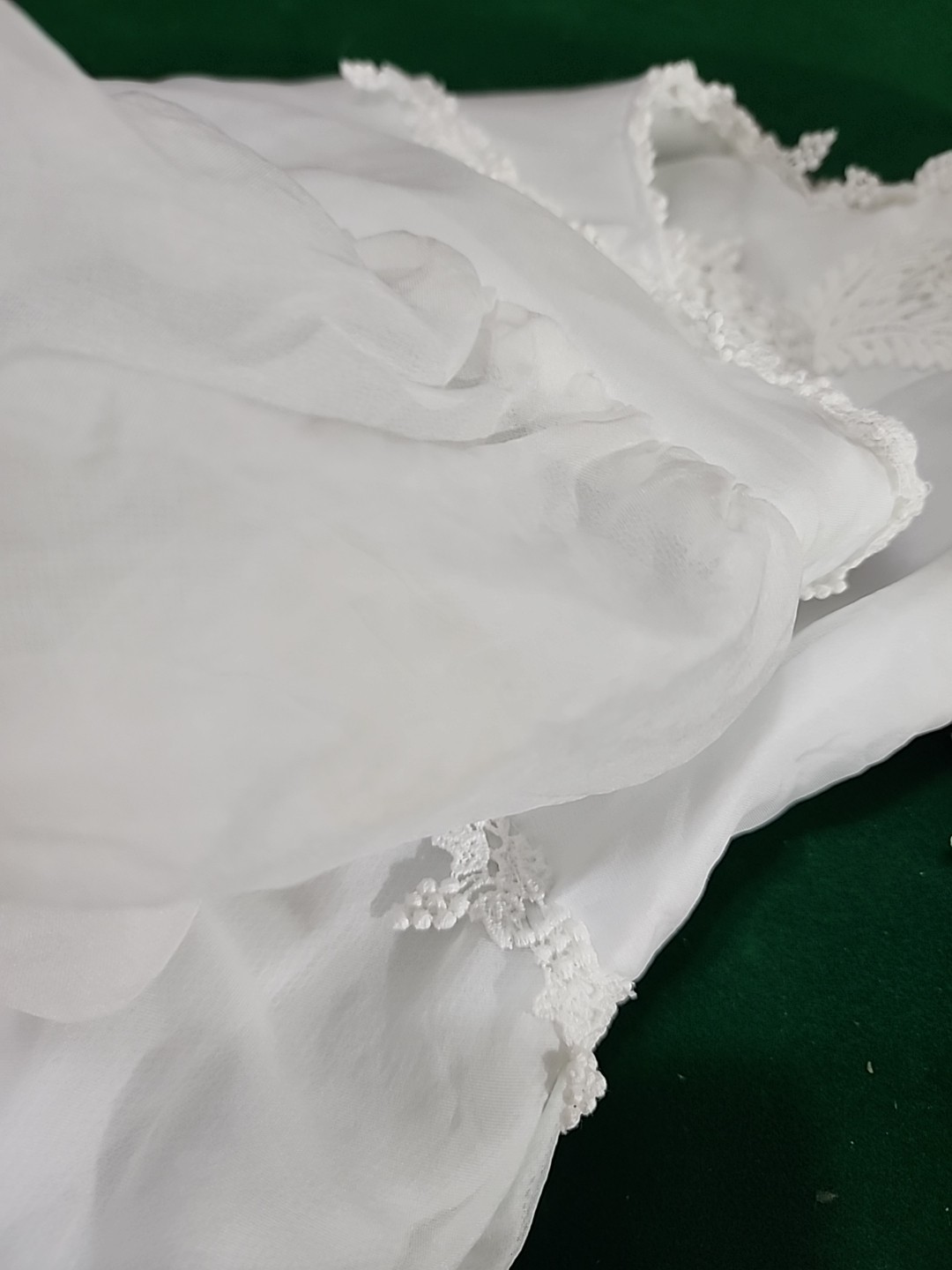 VTG ALFRED ANGELO ORIGINAL White Empire Waist Wedding Dress With DetachableTrain