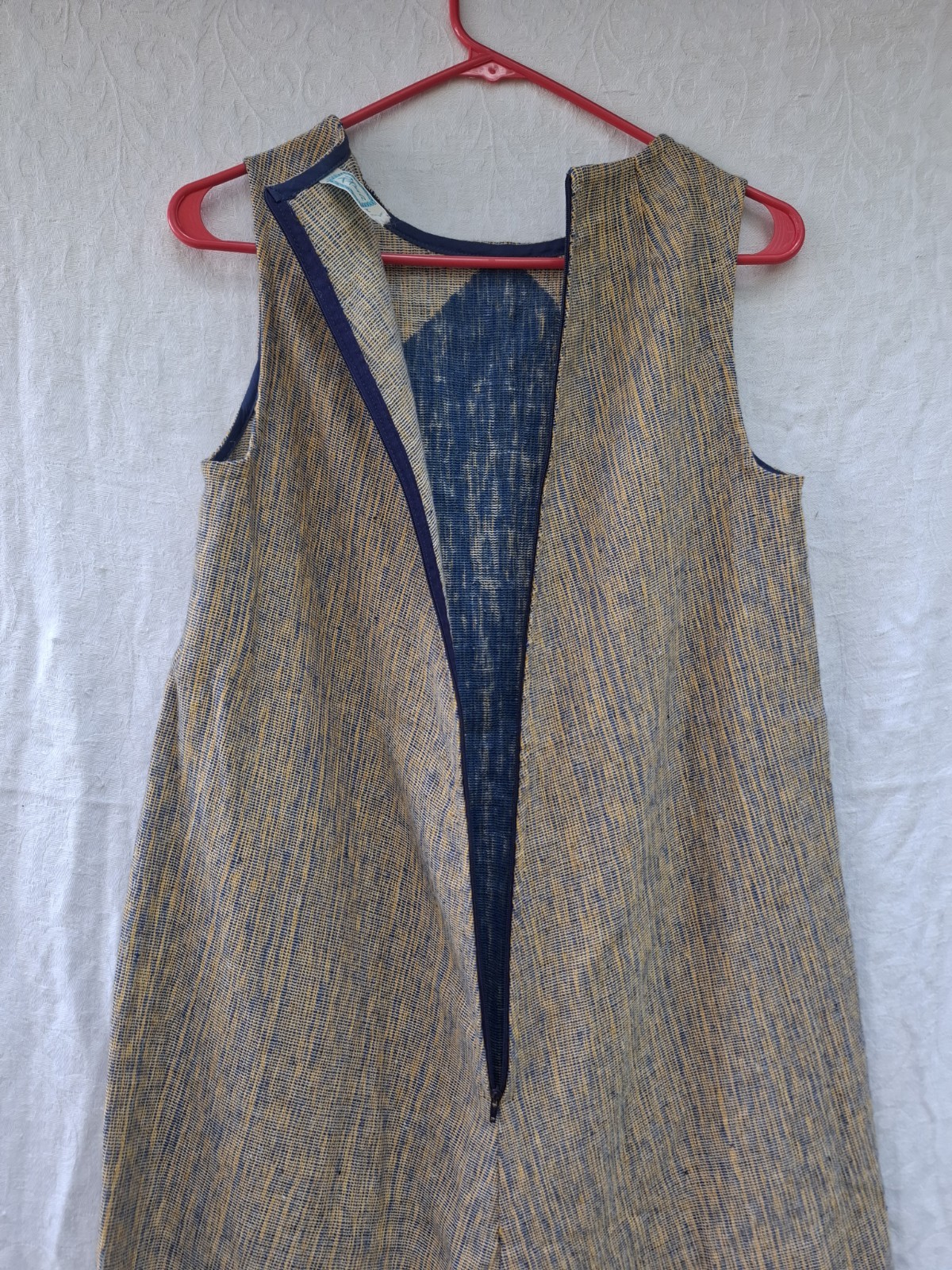 Vintage Rikma Maxi Dress – Made in Israel – 1960s/70s Boho Cotton Dress – Size M