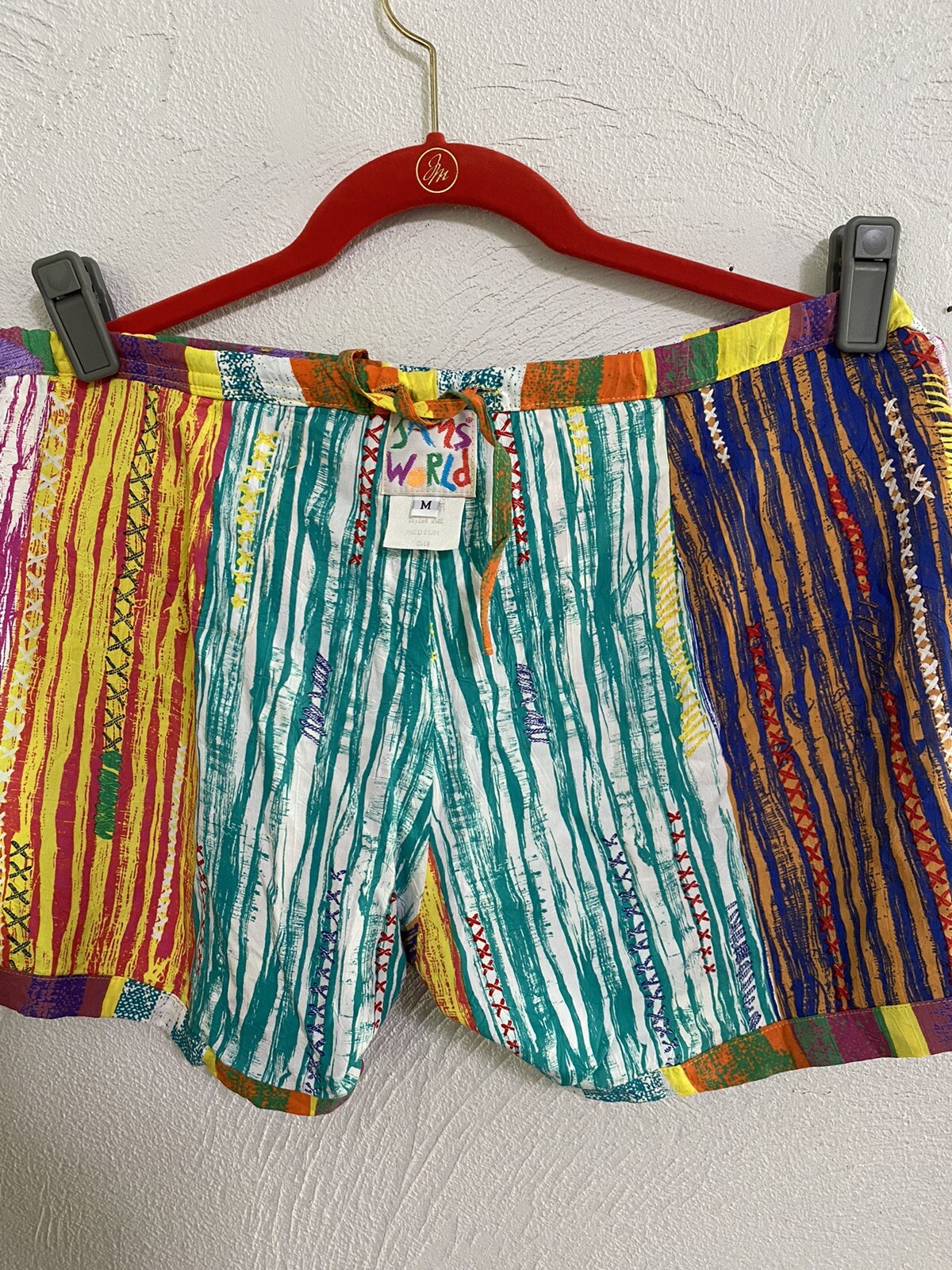 Jams World Women Size Medium Drawstring Shorts With Tag ￼