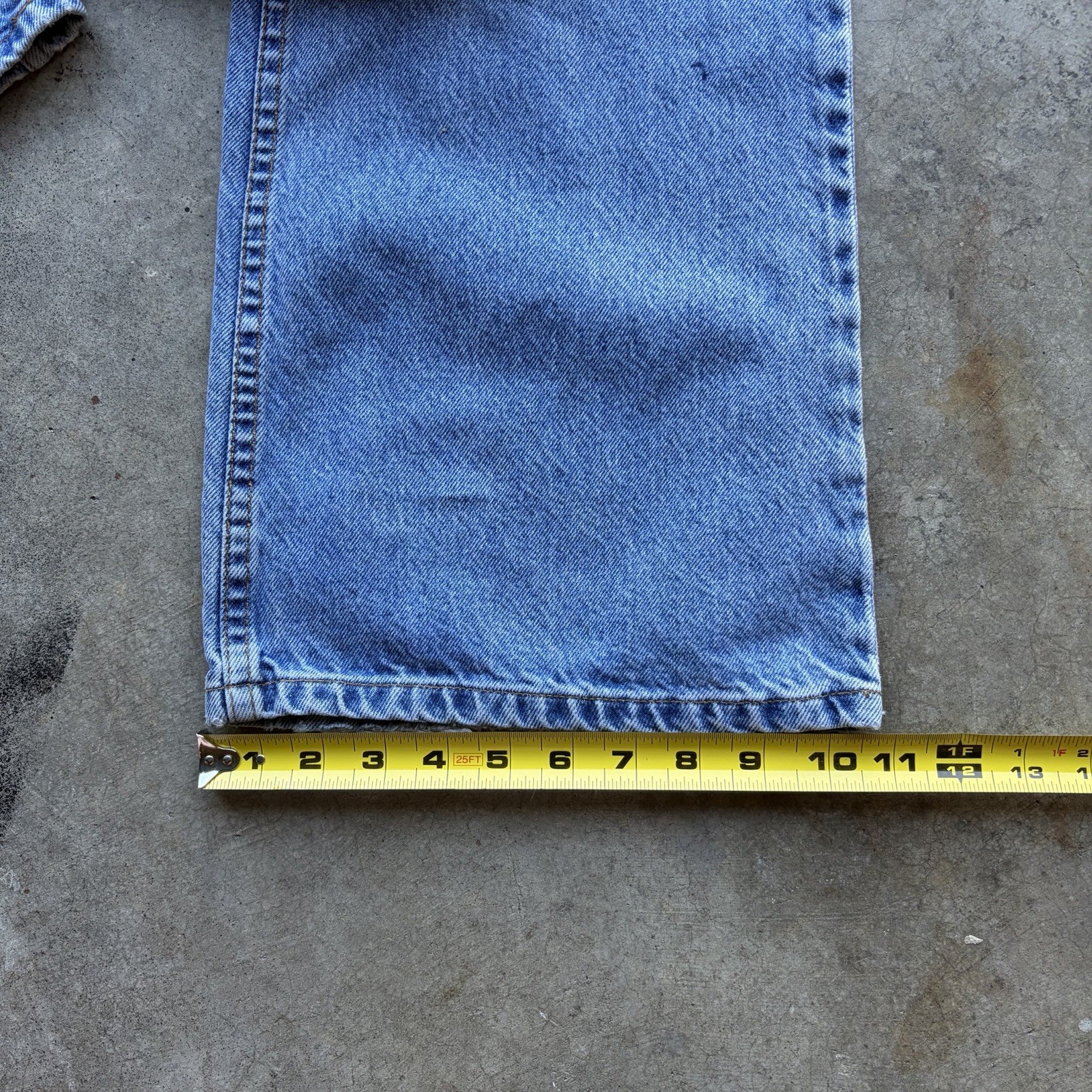 Vintage 90s Levi’s L2 Silver Tab Flare Jeans Sz 11 30×31