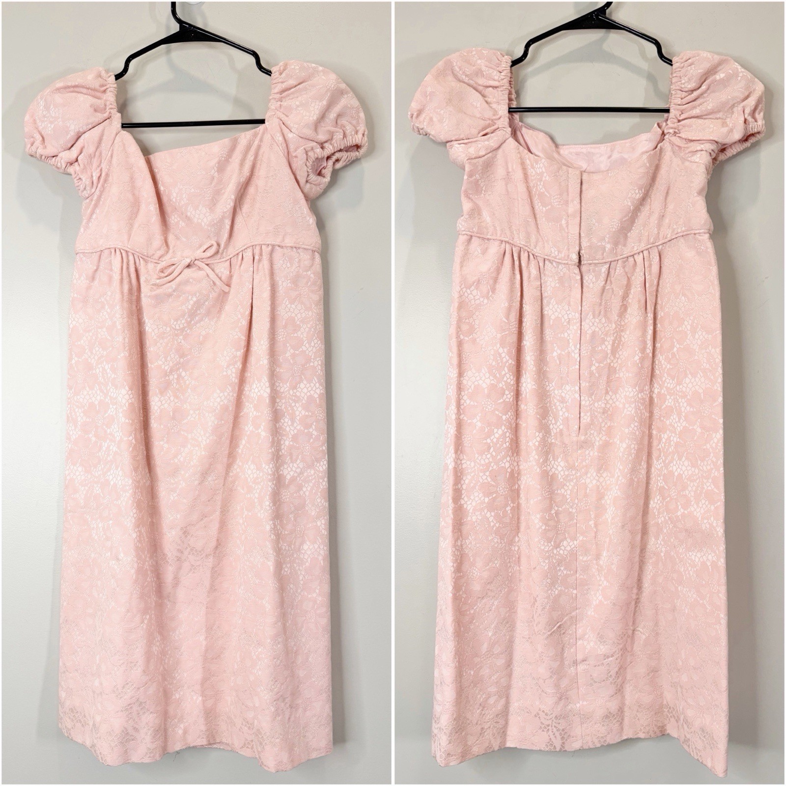 Vintage 1960s Babydoll Mini Dress 60s Cute Mod Floral Gogo Regency Size XS Small