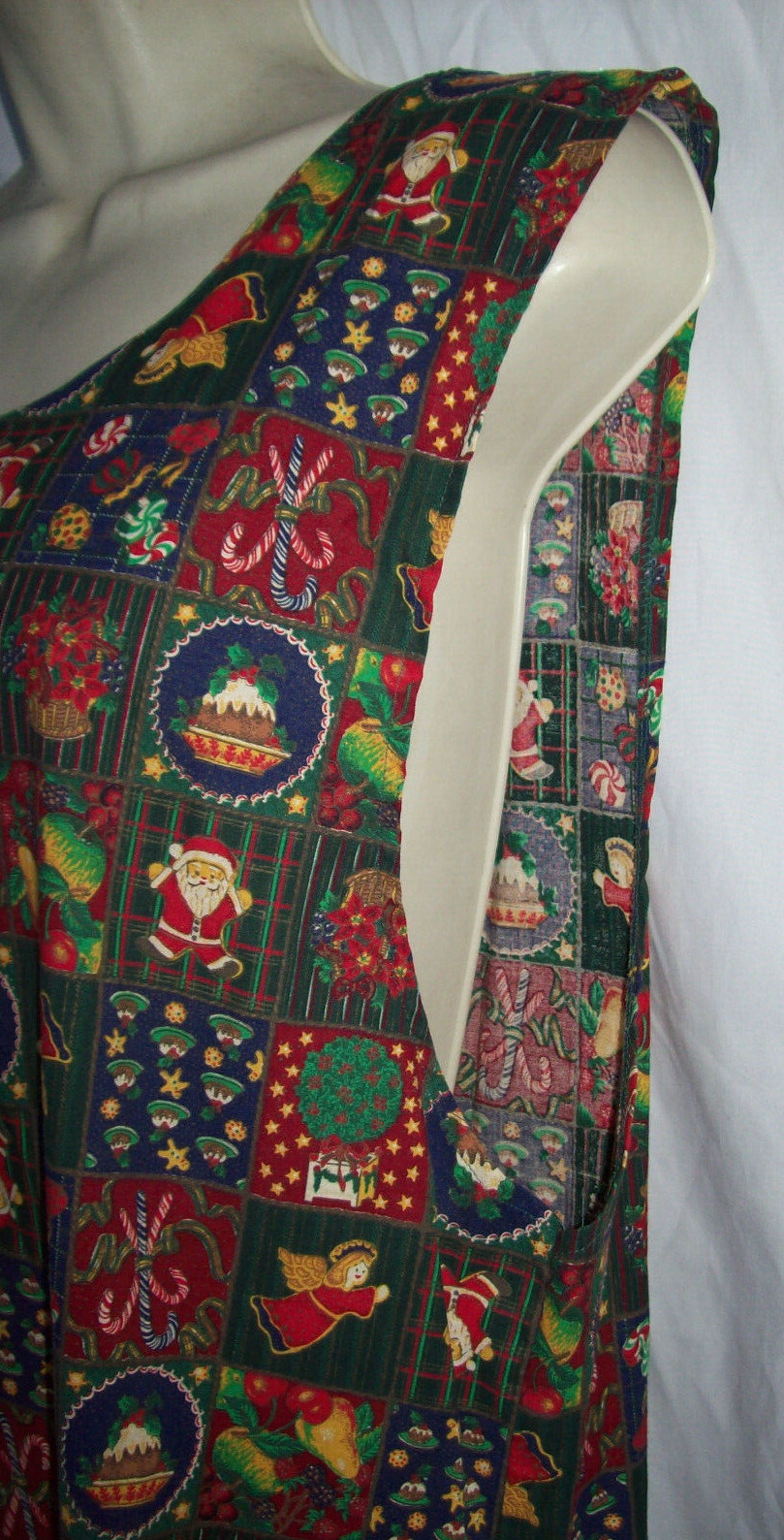 Gibran EXTREME Festive Novelty Green Cotton School Teacher Jumper Modest Dress