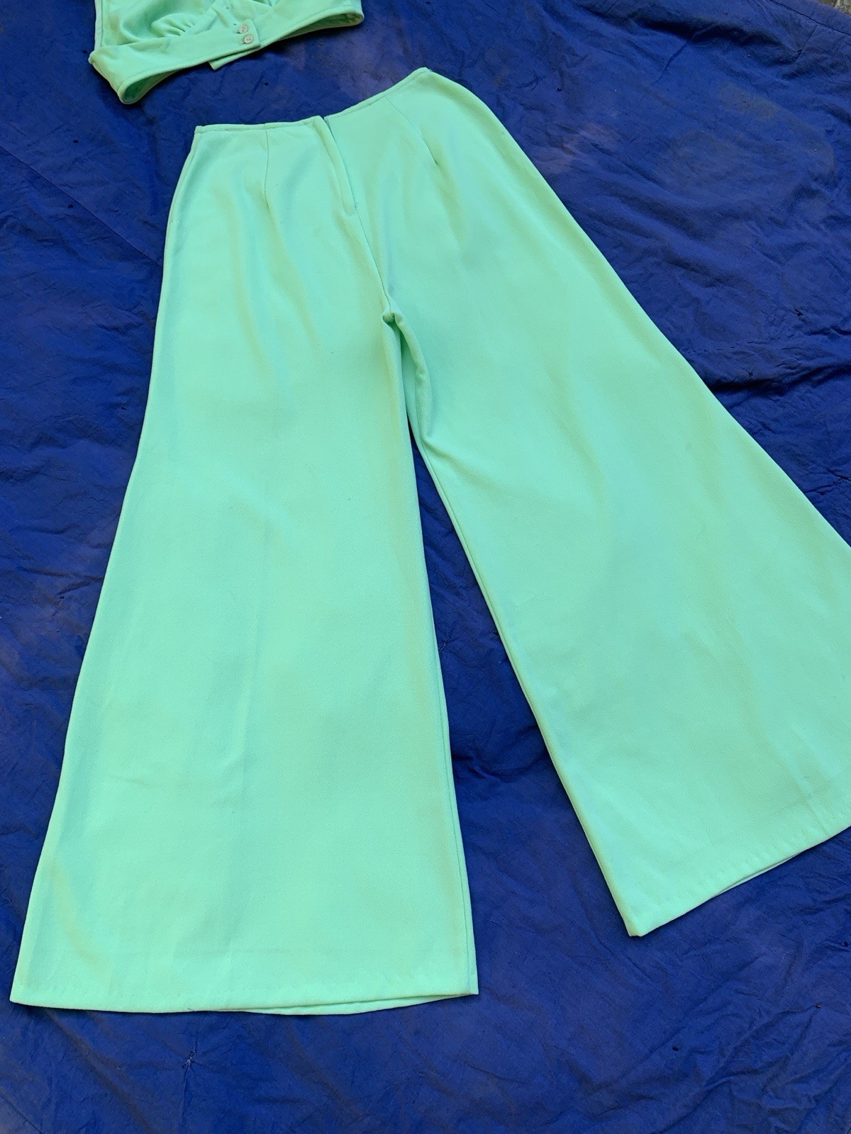 1970&rsquo;s Mint Two-piece Flared Halter Top Set