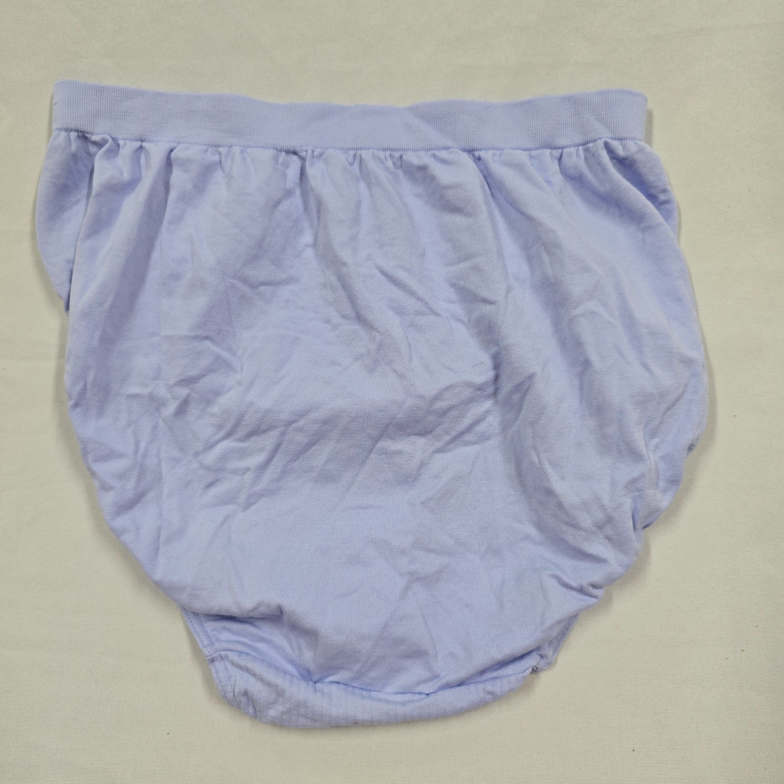 Vtg BARELY THERE 2303 Solid Microfiber Hi-Cut 10/11 Lavender Panties NEW