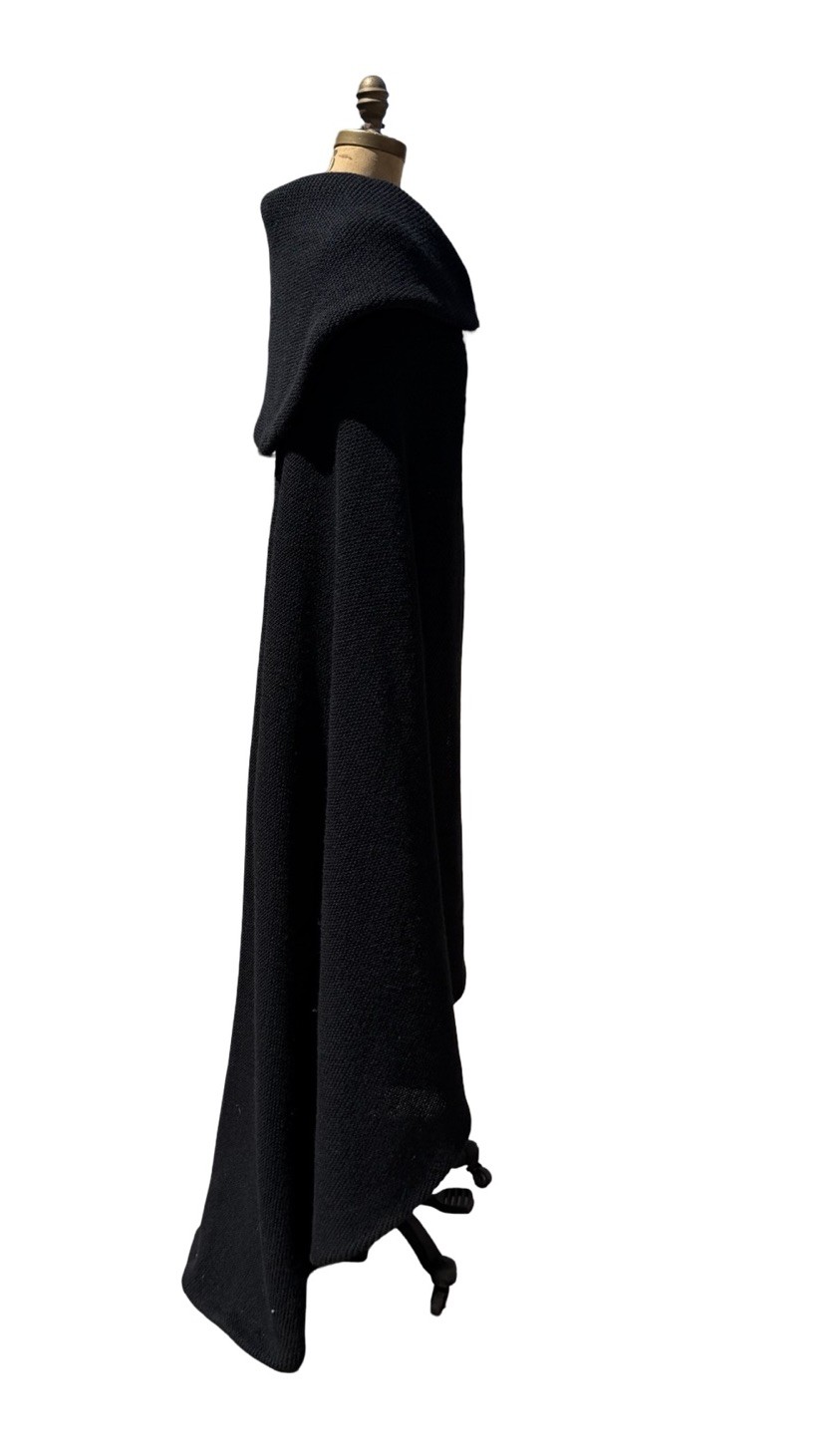 Vintage Archival CHLOE Summer cape Open Knit Cape One Size 80s Hooded