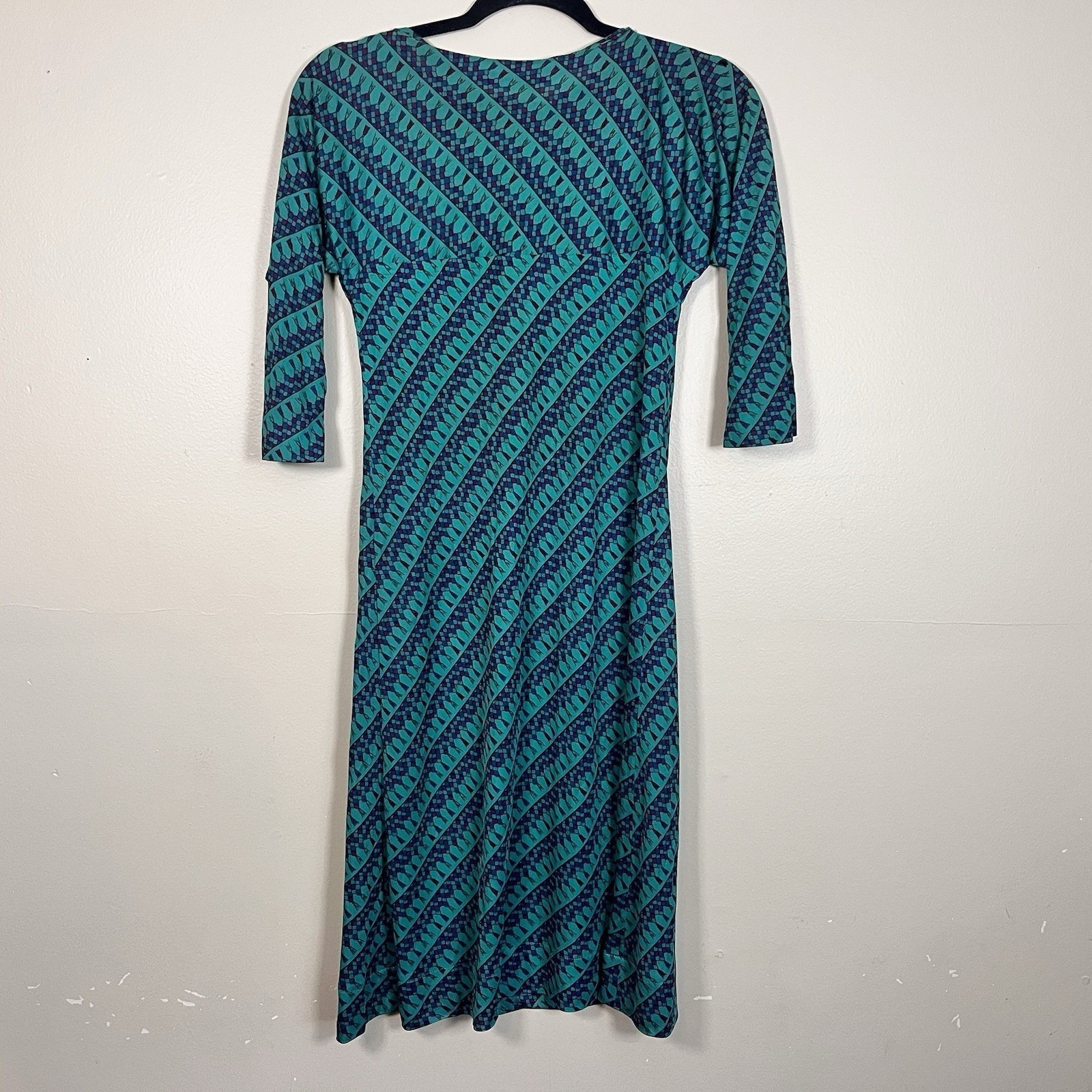 Vintage 1960s Emilio Pucci Women&rsquo;s 8 XS Silk Shift Dress Geometric Print Italy