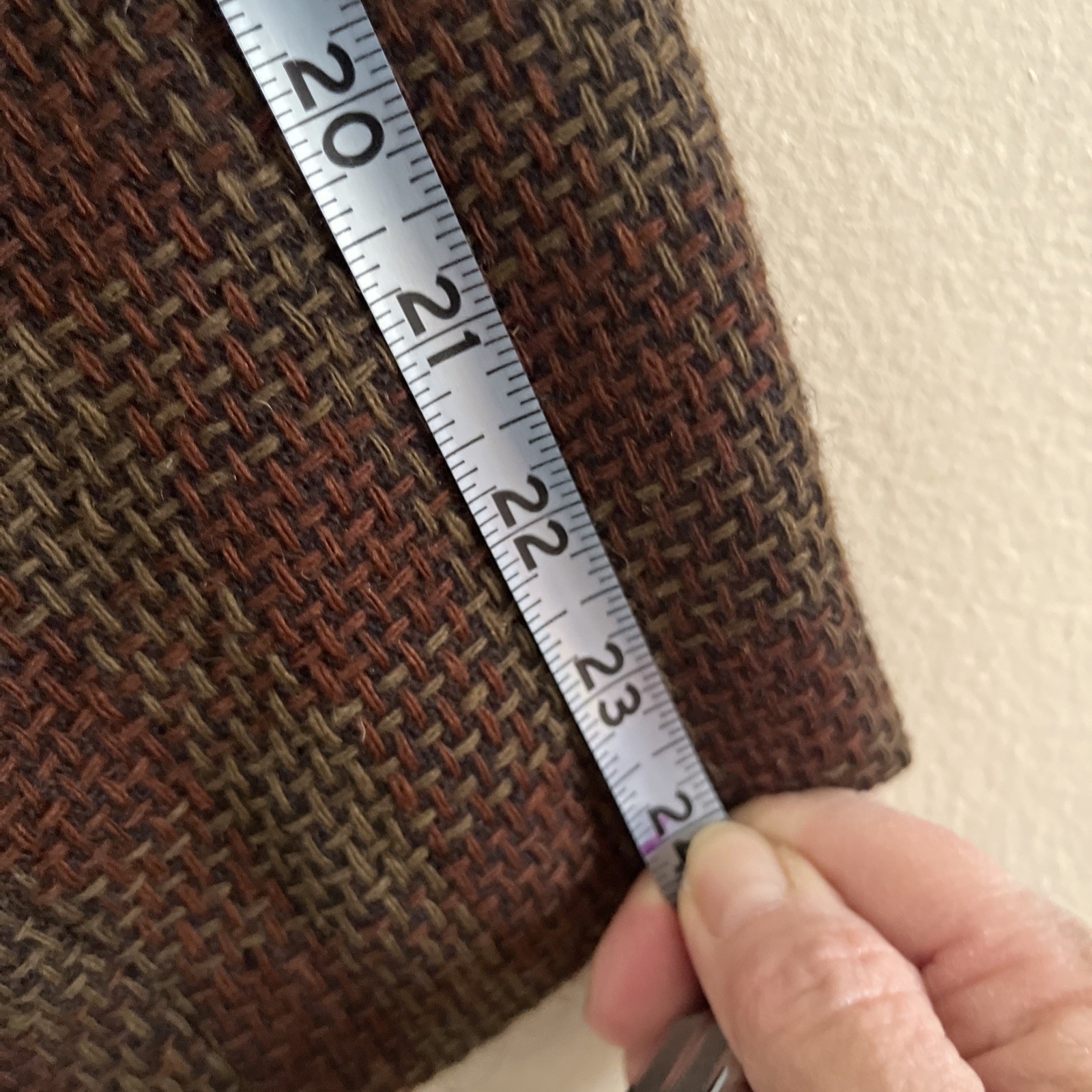 Vtg Size 12 HarveBernard By BernardHoltzman Br. Wool Tweed Dbl Breasted Jacket