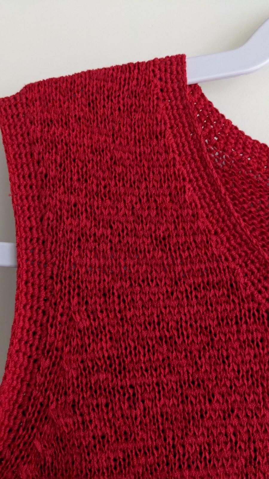 Vintage Pendleton Red Crew Neck Sweater Vest Size Small