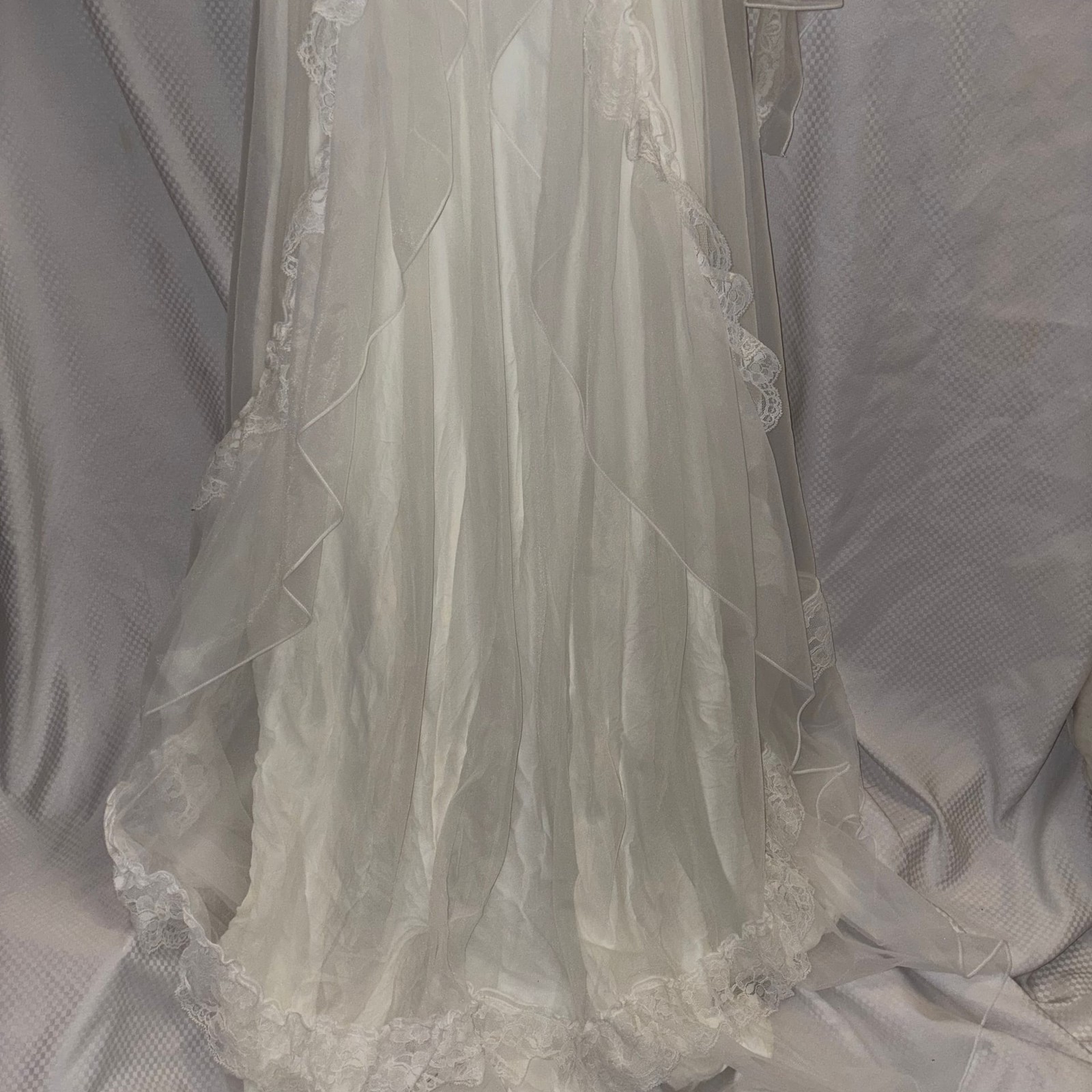 Vintage Romantic Cottagecore Wedding Dress Lace ILGWU